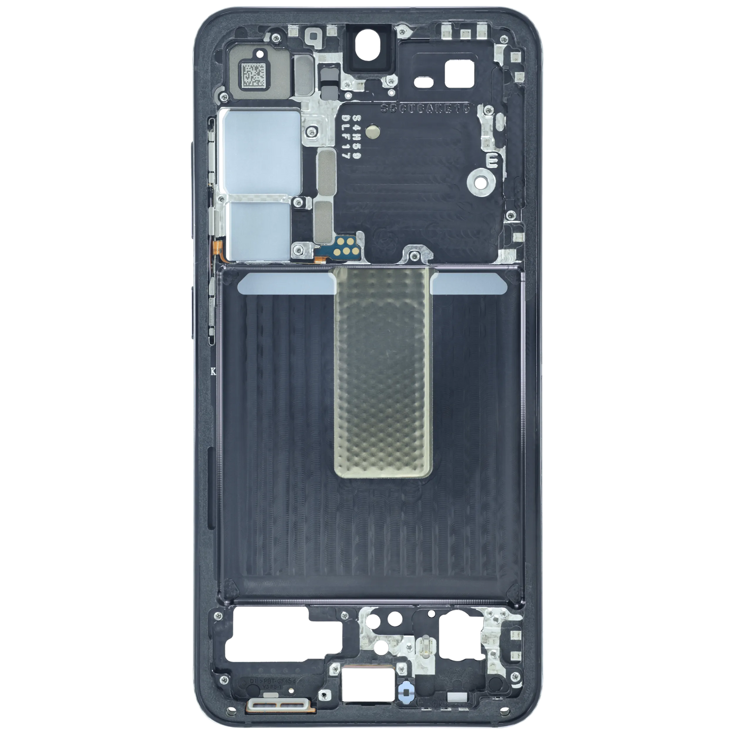 Mid-Frame Housing for Samsung Galaxy S23 (Service Pack) (Phantom Black)