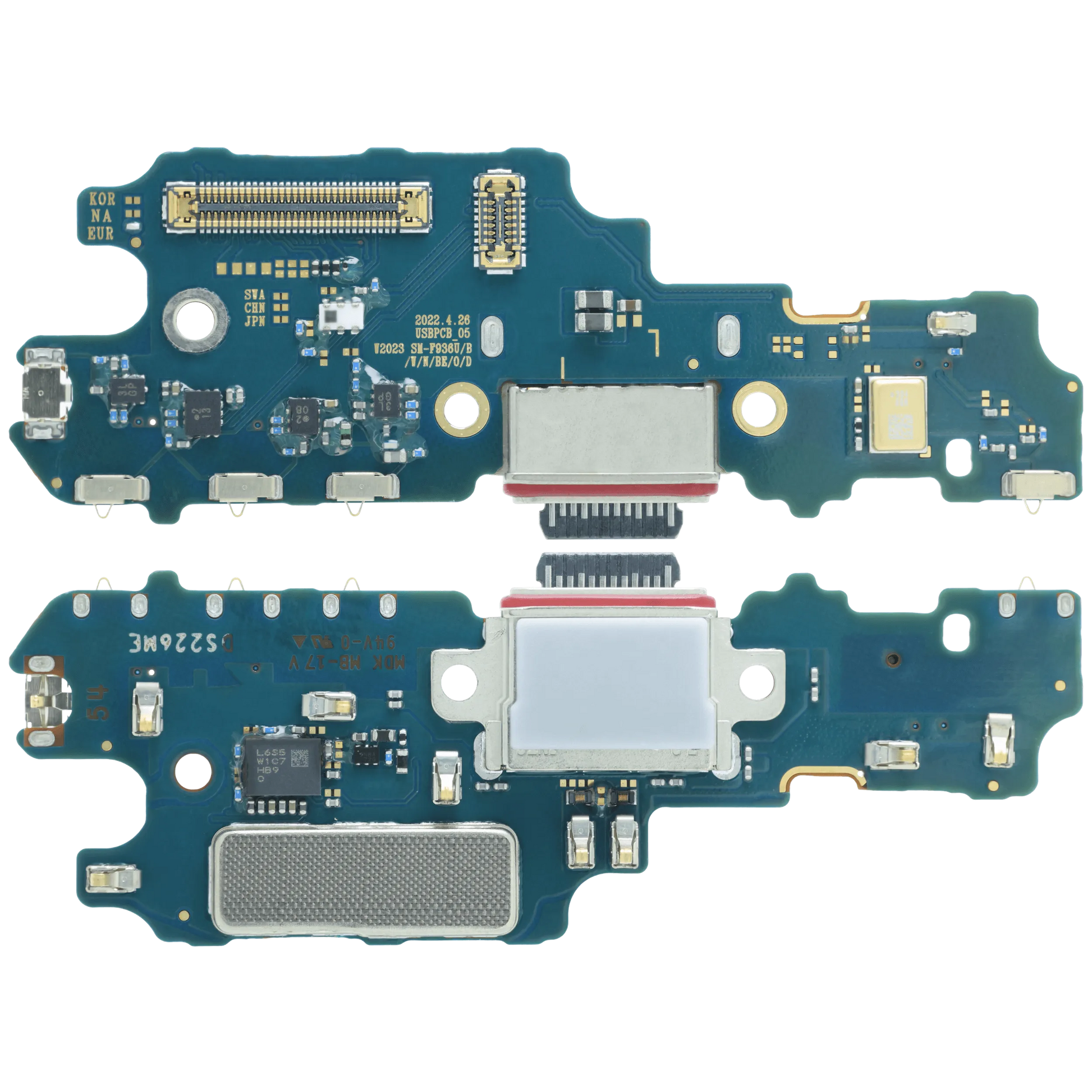 Samsung replacement part: Charging Port Board for Samsung Galaxy Z Fold 4 5G (Service Pack)