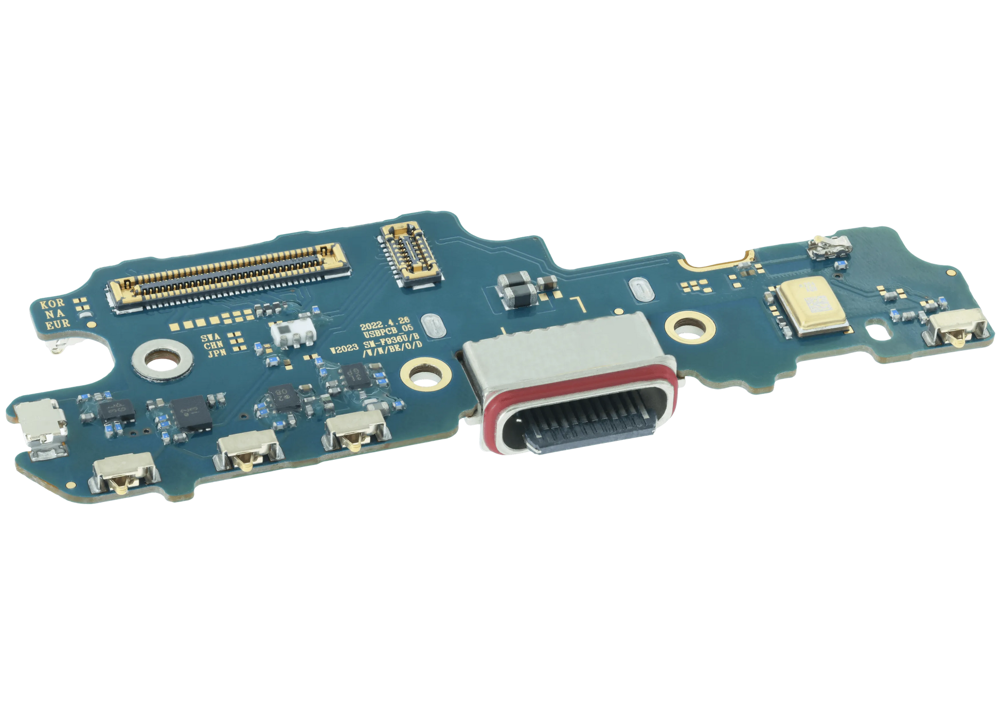 Replacement Charging Port Board for Samsung Galaxy Z Fold 4 5G (Service Pack) front view