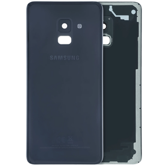 Back Cover Glass for Samsung Galaxy A8 (A530/ 2018) (Service Pack) (Black)