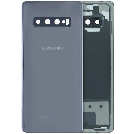 Back Cover Glass for Samsung Galaxy S10 Plus (Service Pack) (Ceramic Black)