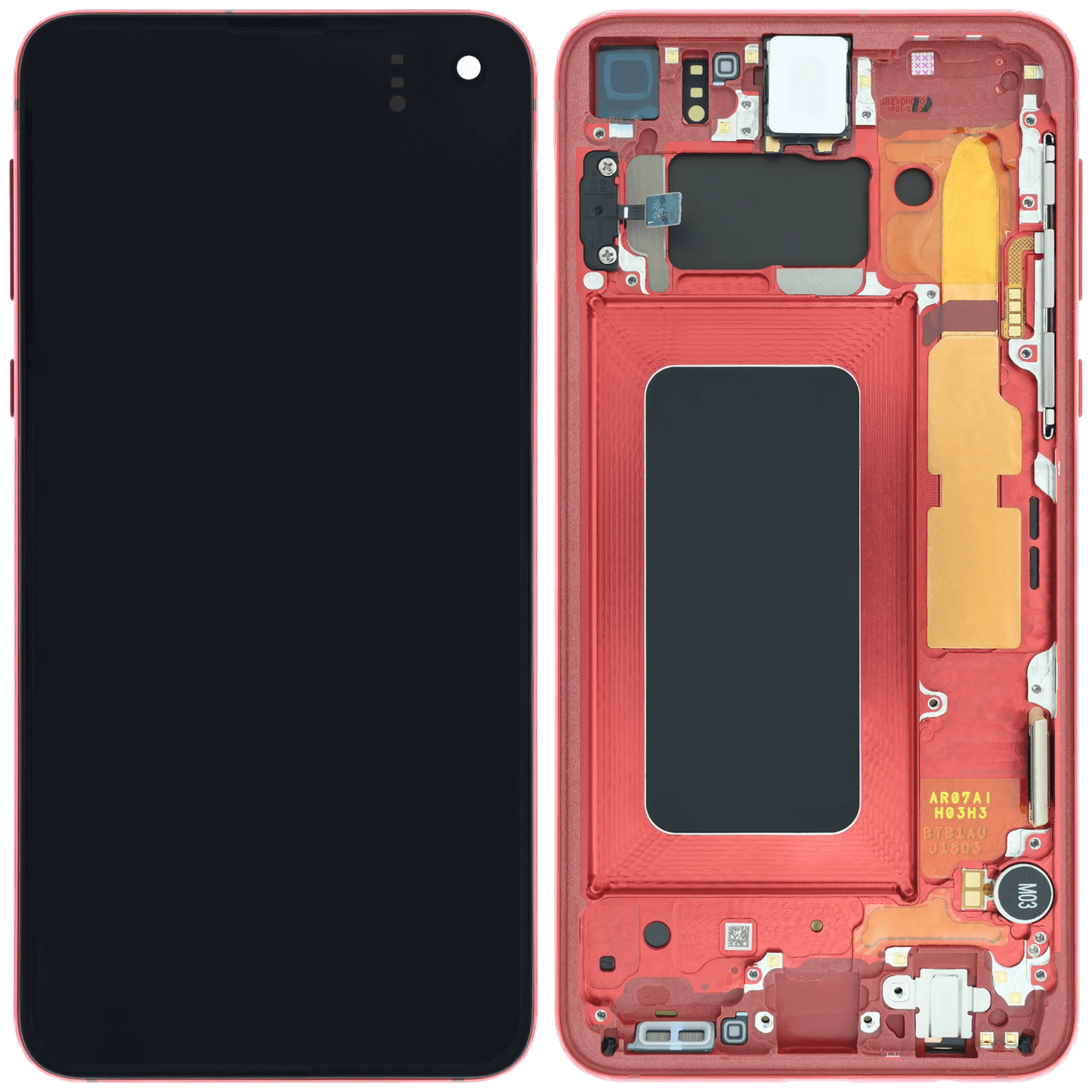 OLED Assembly With Frame for Samsung Galaxy S10e (Service Pack) (Cardinal Red)