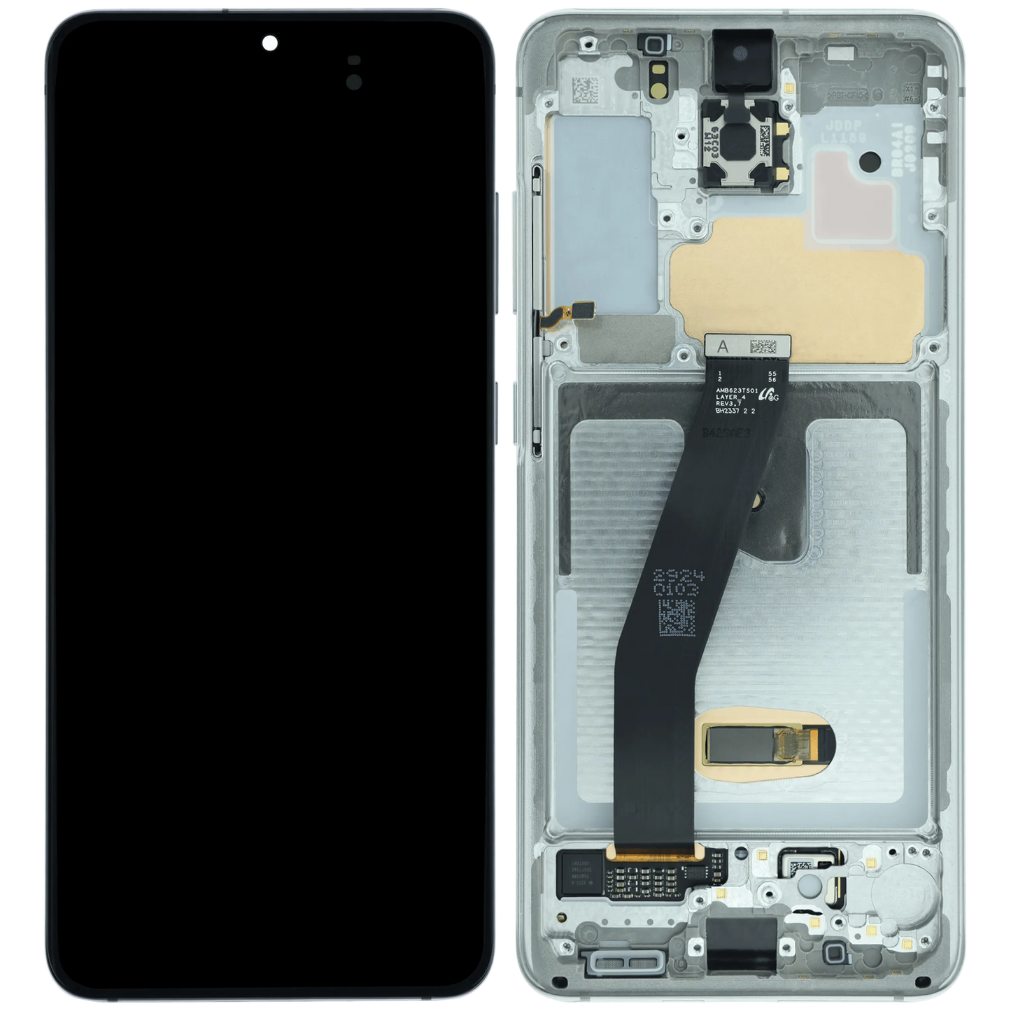 OLED Assembly With Frame for Samsung Galaxy S20 (Service Pack) (Cloud White)