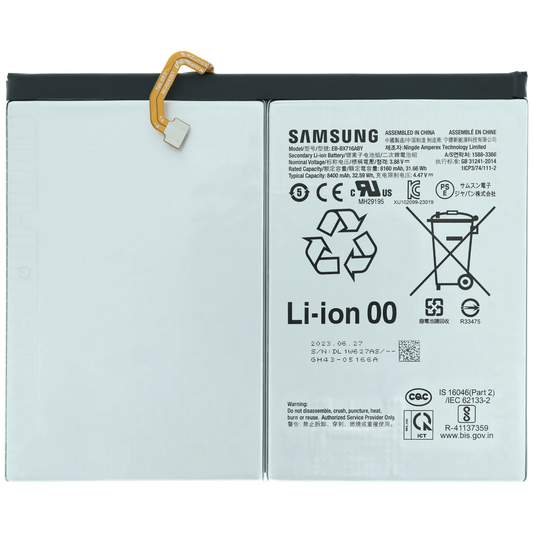 Replacement Battery For Samsung Galaxy Tab S9 11" (2023) (Service Pack) - product image 1