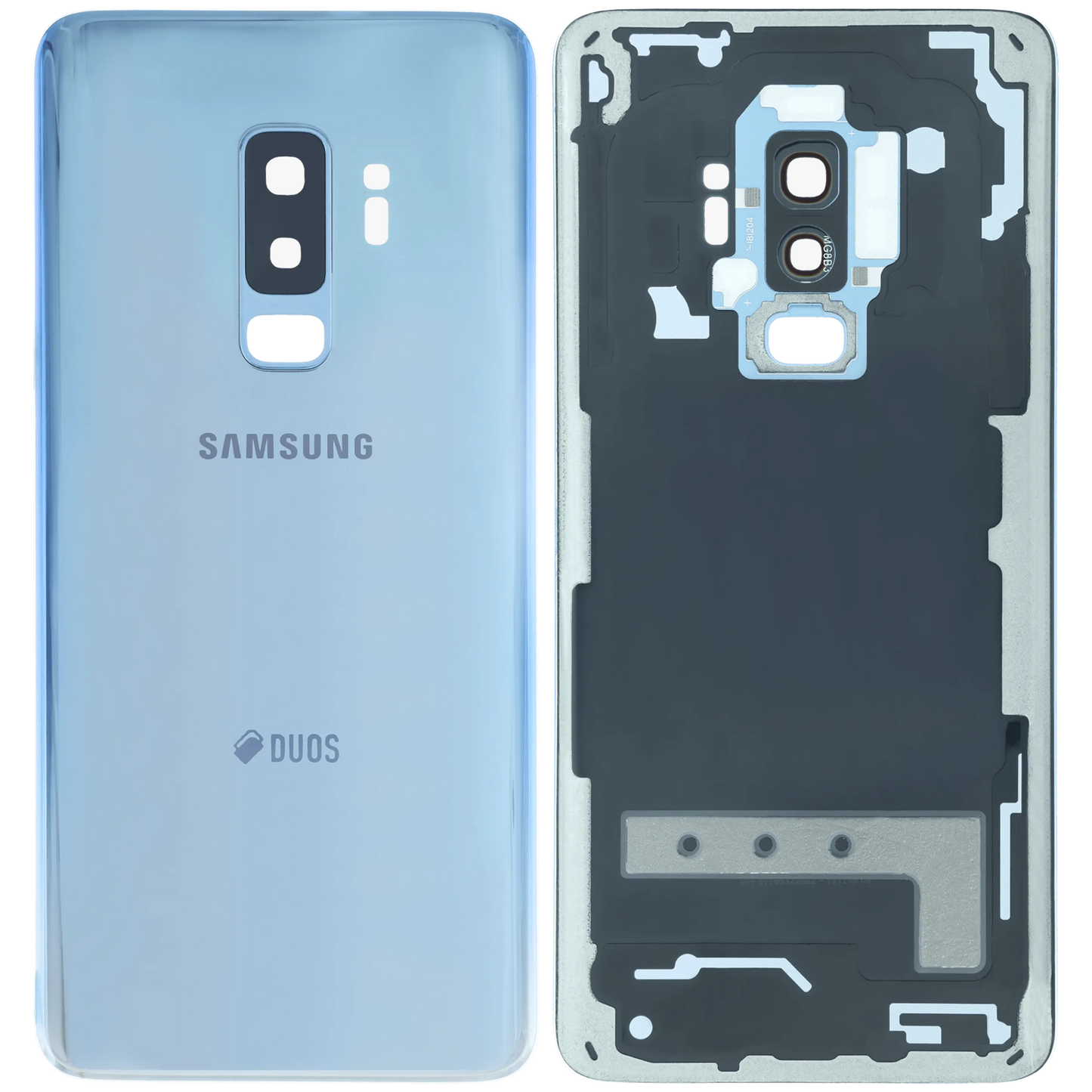 Back Cover Glass For Samsung Galaxy S9 Plus (Service Pack) (Ice Blue)
