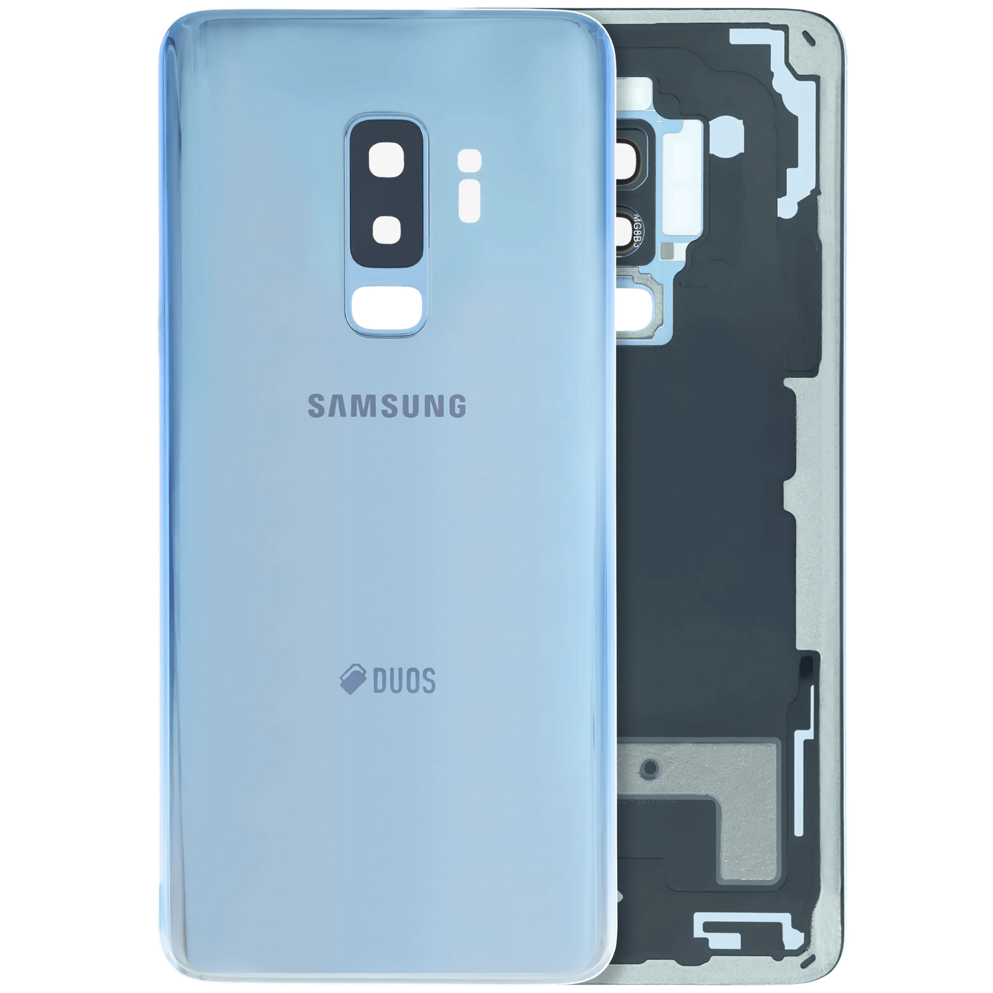 Back Cover Glass For Samsung Galaxy S9 Plus (Service Pack) (Ice Blue)