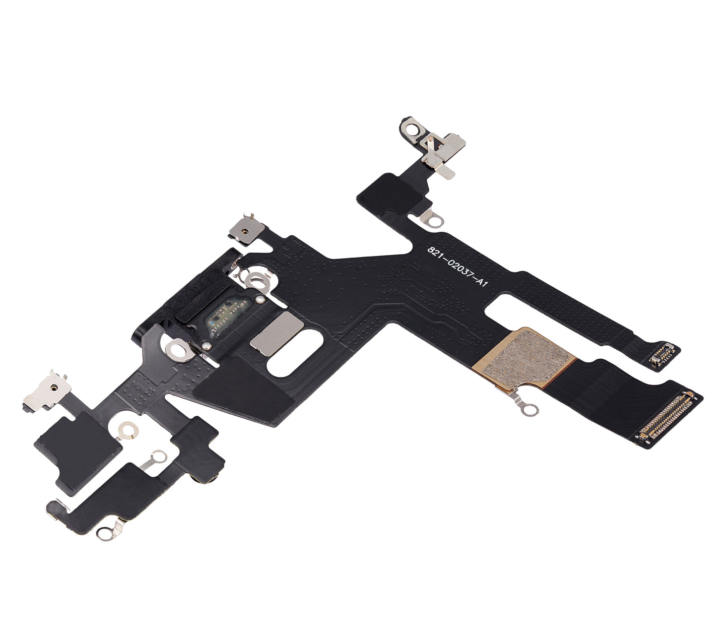 Charging Port Flex Cable For iPhone 11 (Aftermarket Plus) (Black)