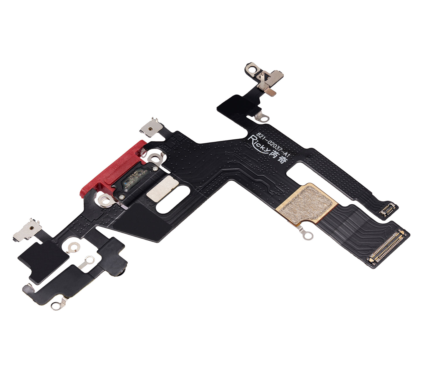 Charging Port Flex Cable For iPhone 11 (Aftermarket Plus) (Red)