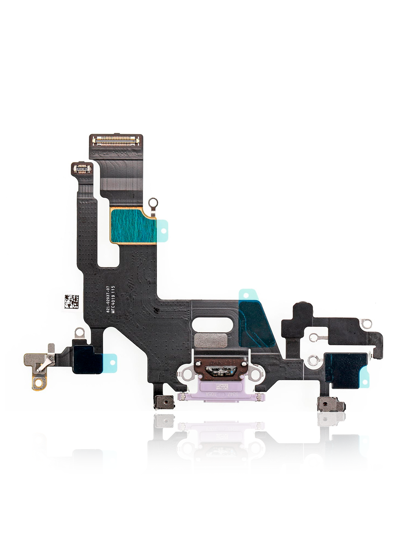Charging Port Flex Cable For iPhone 11 (Aftermarket Plus) (Purple)