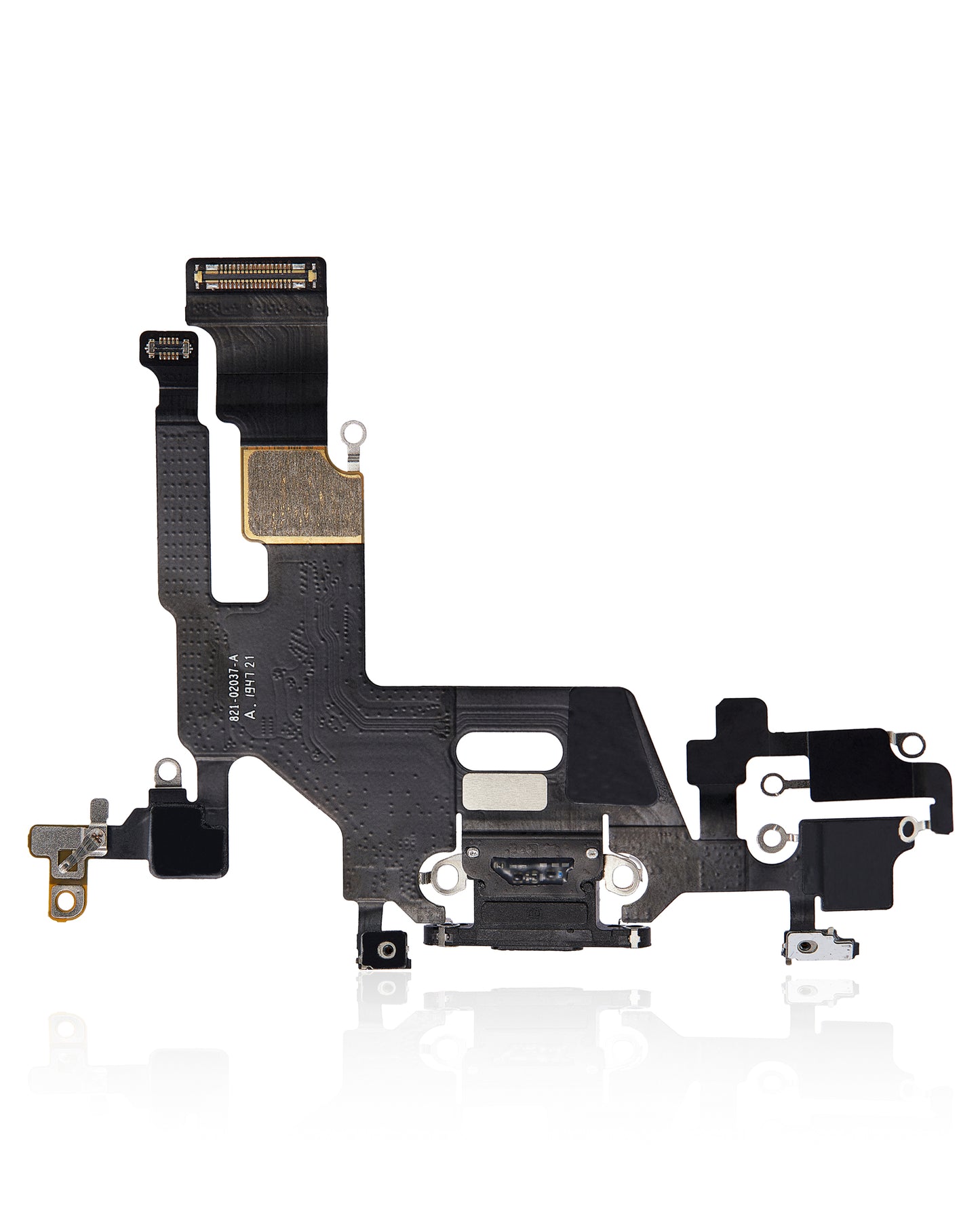 Charging Port Flex Cable For iPhone 11 (Used OEM Pull) (Black)