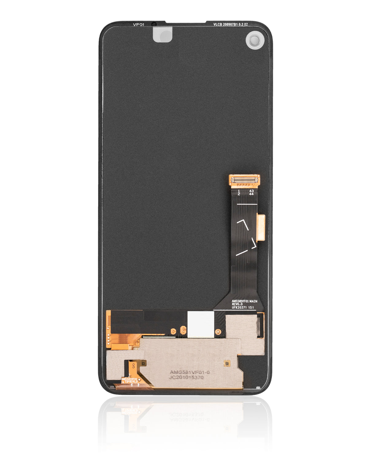 OLED Assembly Without Frame For Google Pixel 4a (Refurbished) (All Colors) - replacement part additional angle