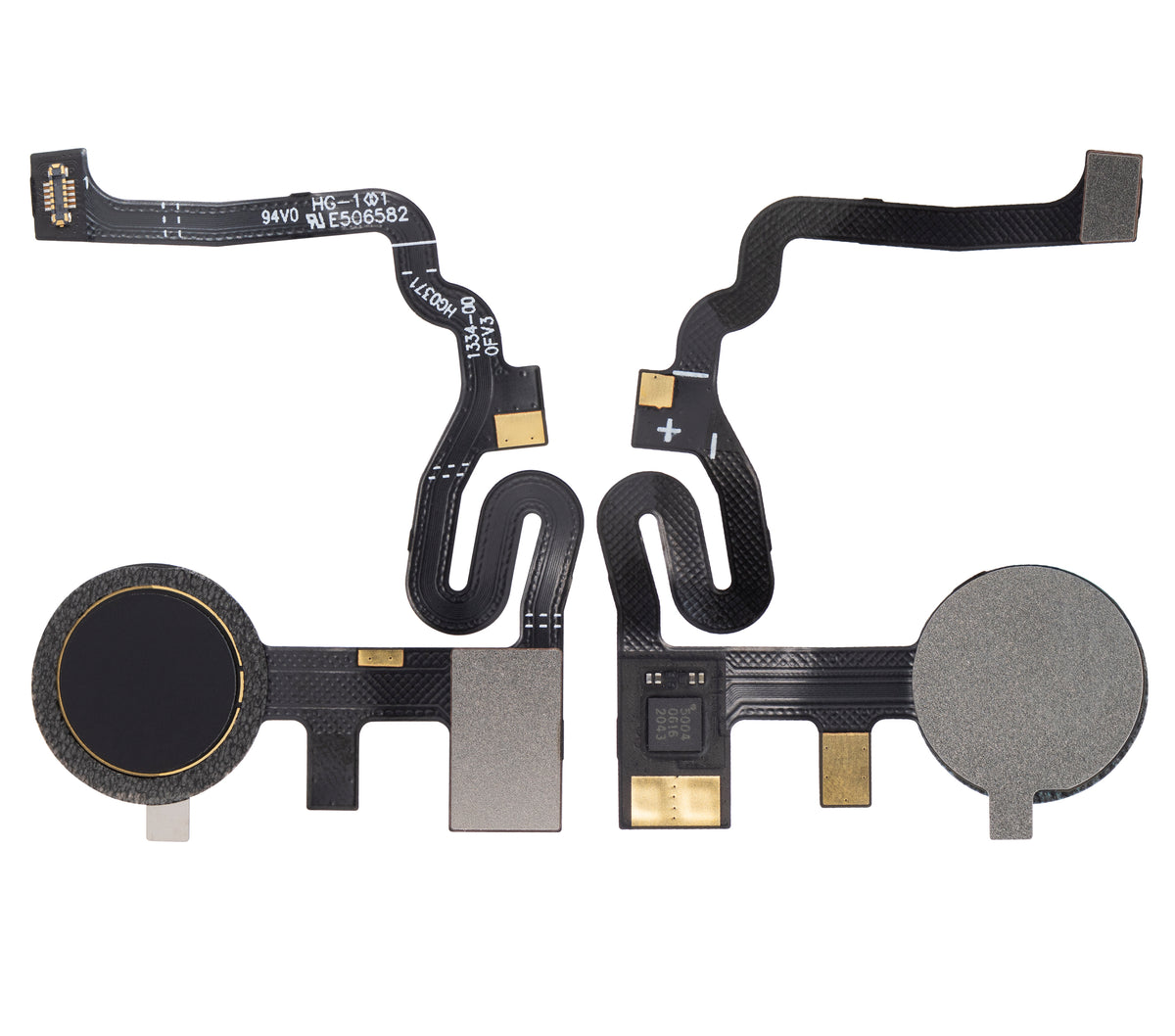 Fingerprint Reader With Flex Cable For Google Pixel 4a / 4a 5G (Just Black) - repair component alternate view