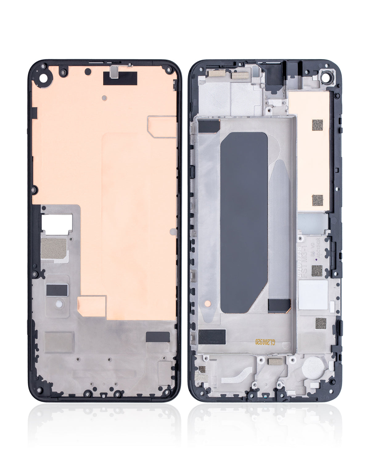 Mid Frame Housing For Google Pixel 4A 5G - repair component detailed angle