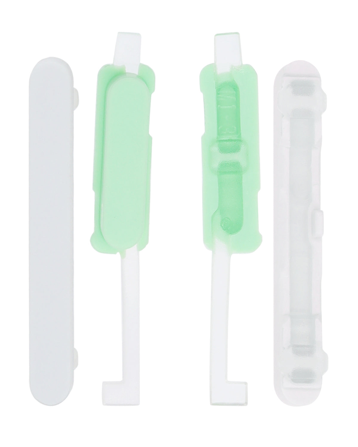 Hard Buttons (Power / Volume) For Google Pixel 4A 5G (Clearly White) - repair component alternate view