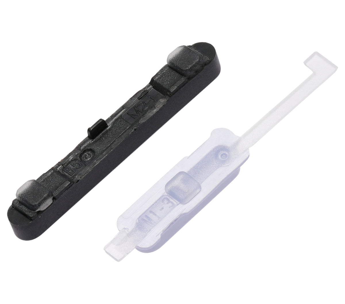 Hard Buttons (Power / Volume) For Google Pixel 4A 5G (Just Black) - replacement part additional angle
