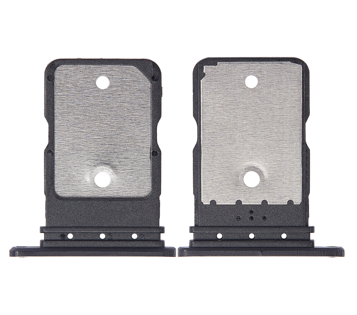 Sim Card Tray For Google Pixel 4A (Just Black) - repair component alternate view