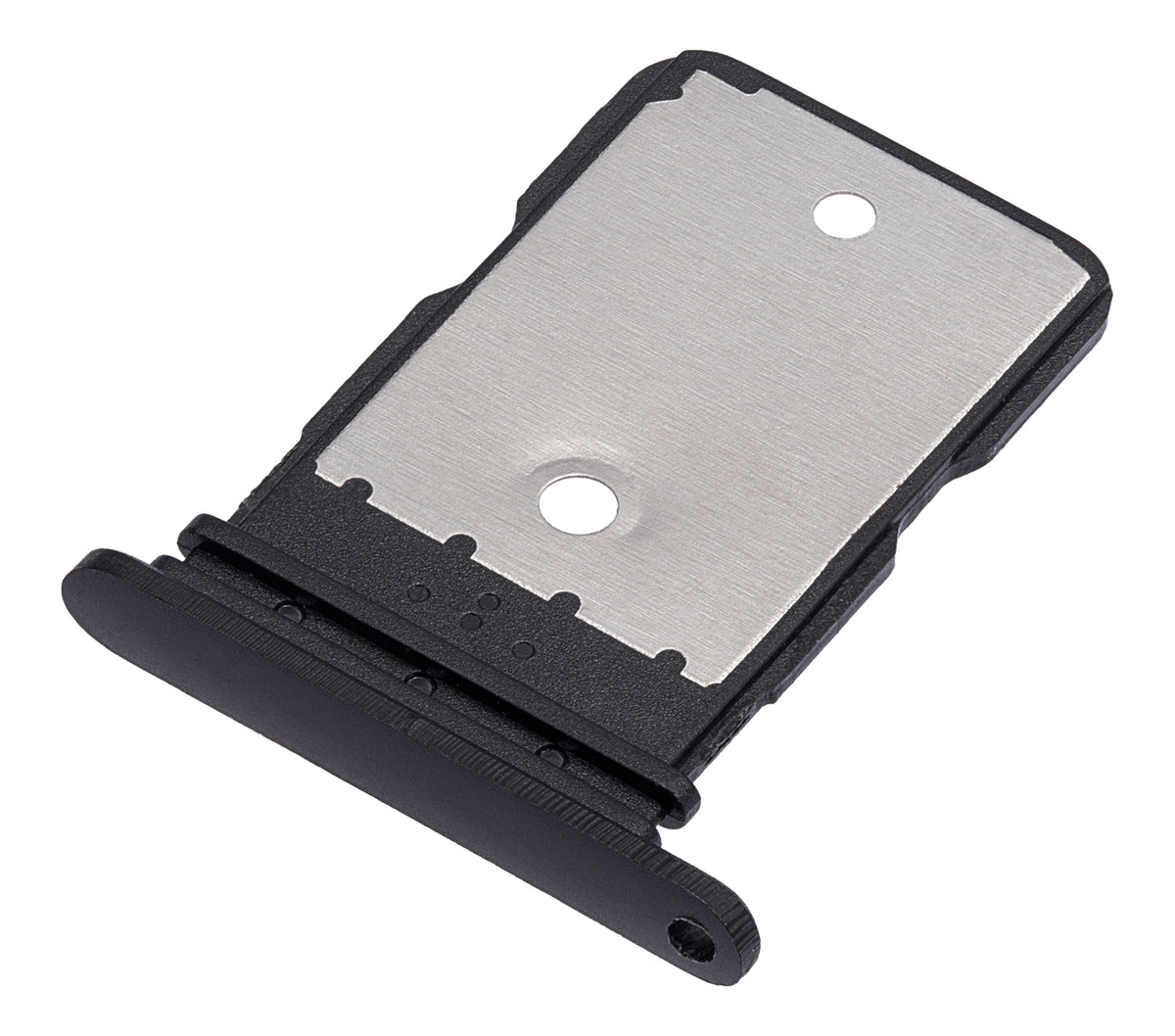Sim Card Tray For Google Pixel 4A (Just Black) - replacement part additional angle