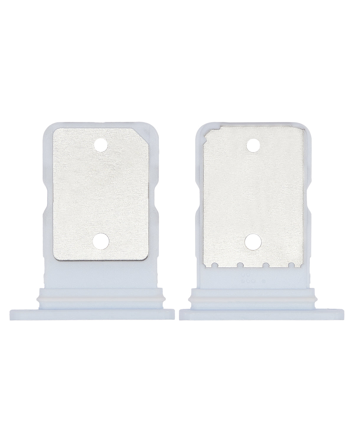 Sim Card Tray For Google Pixel 4A (Barely Blue) - repair component alternate view