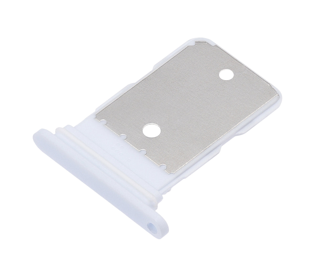 Sim Card Tray For Google Pixel 4A (Barely Blue) - phone repair part close-up