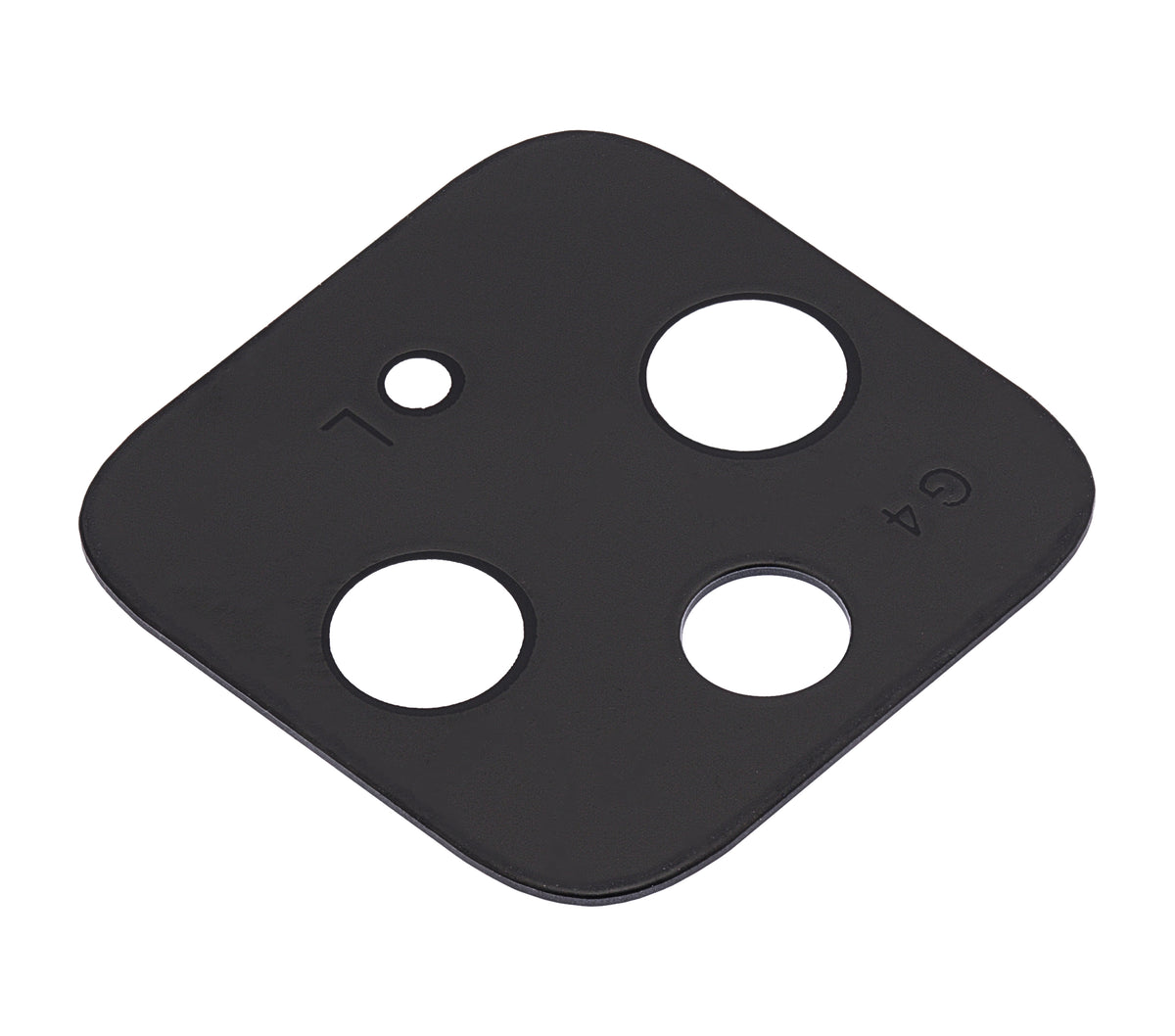 Back Camera Lens (Glass Only) With Adhesive For Google Pixel 4A 5G (Aftermarket Plus) - repair component detailed angle