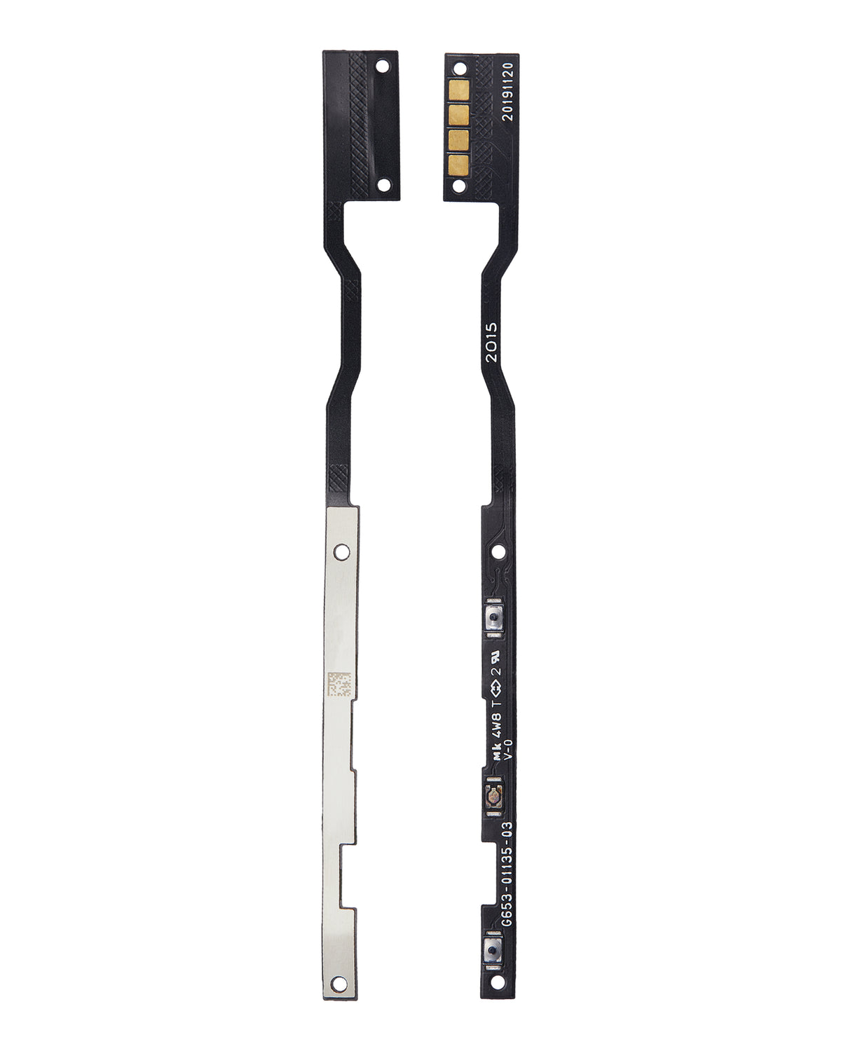 Power & Volume Button Flex For Google Pixel 4A - repair component alternate view