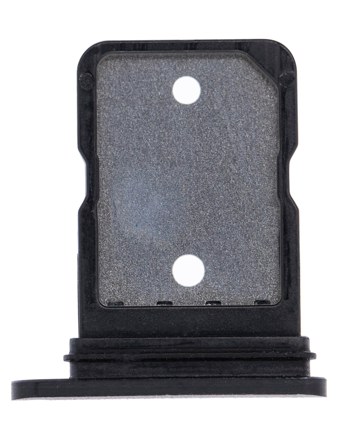 Single Sim Card Tray For Google Pixel 5 (Just Black) - repair component alternate view