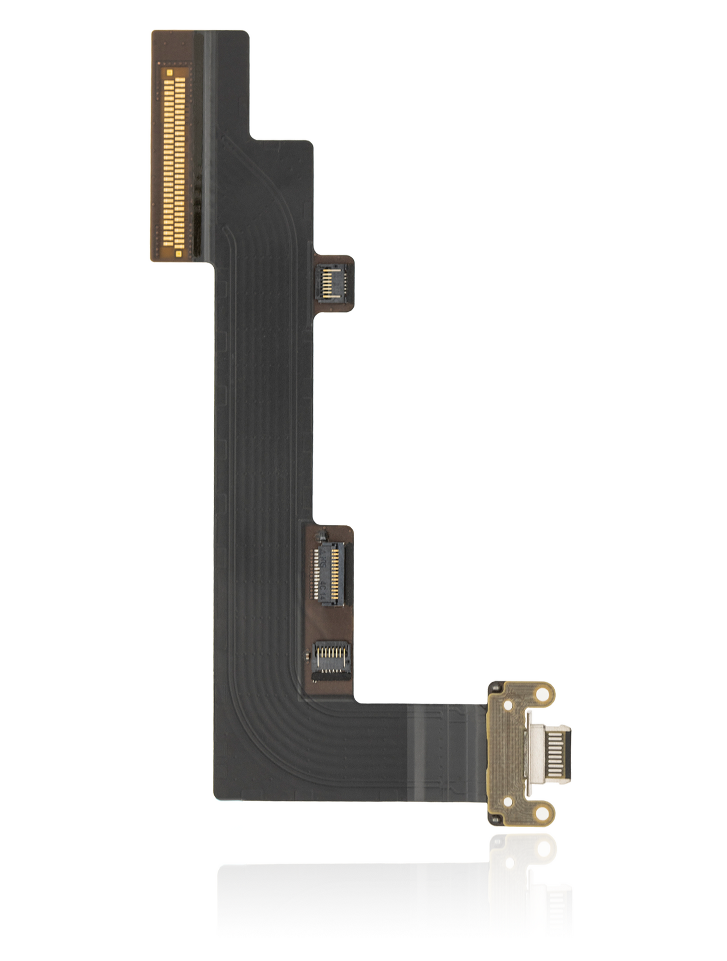 Charging Port Flex Cable For iPad Air 4 (WiFi Only) (Premium) (Black)