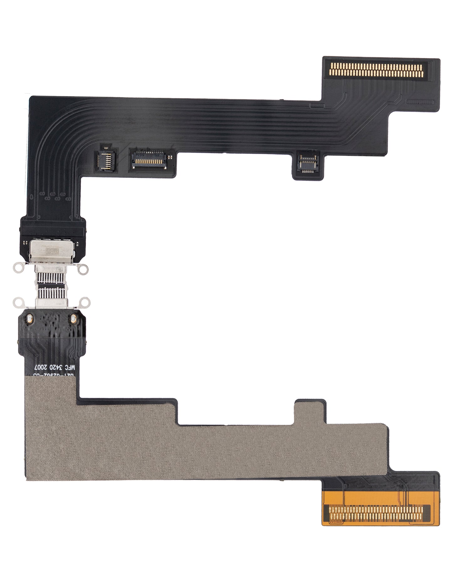 Charging Port Flex Cable For iPad Air 4 / iPad Air 5 (Cellular) (Aftermarket Plus) (Black)