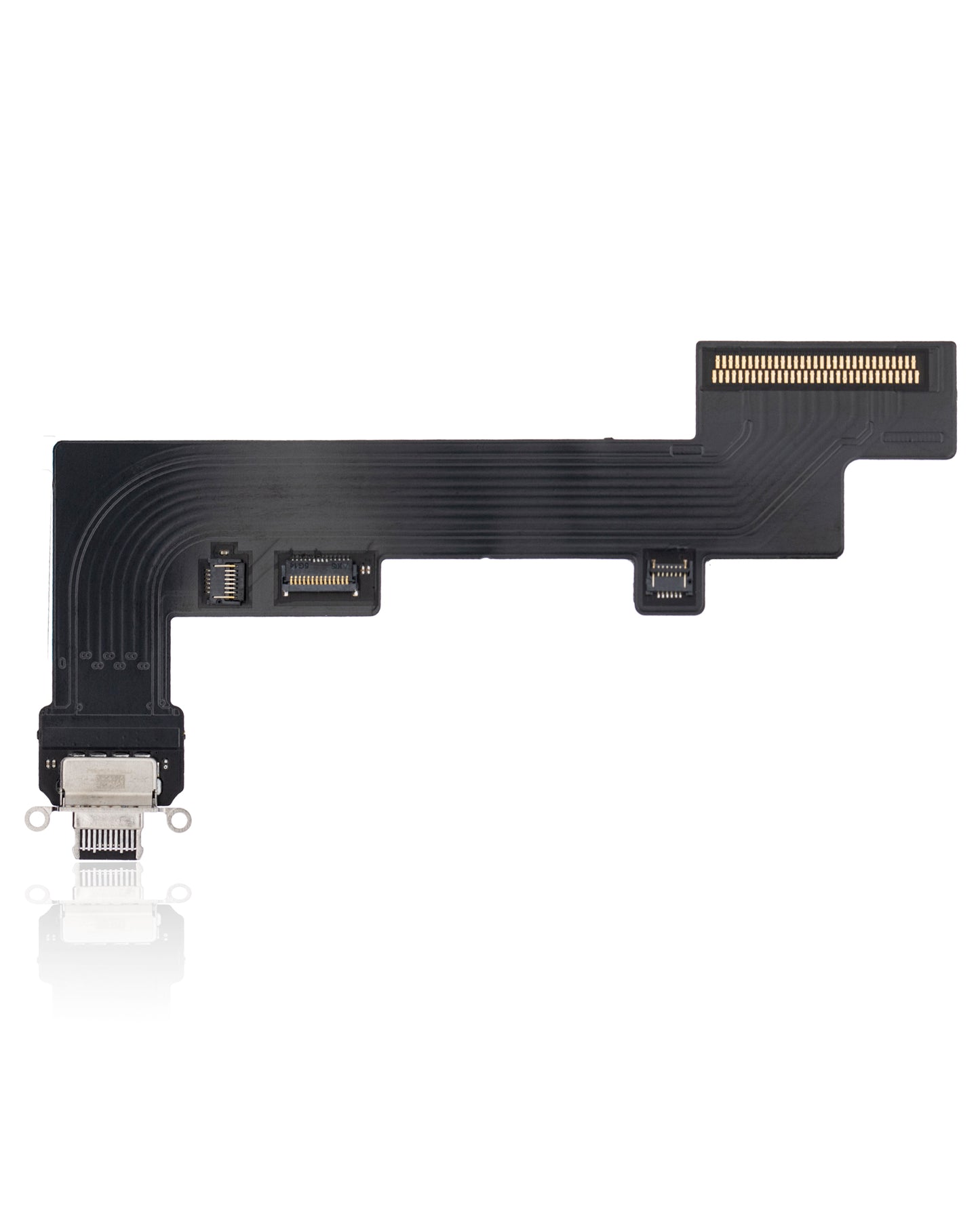 Charging Port Flex Cable For iPad Air 4 / iPad Air 5 (Cellular) (Aftermarket Plus) (Black)
