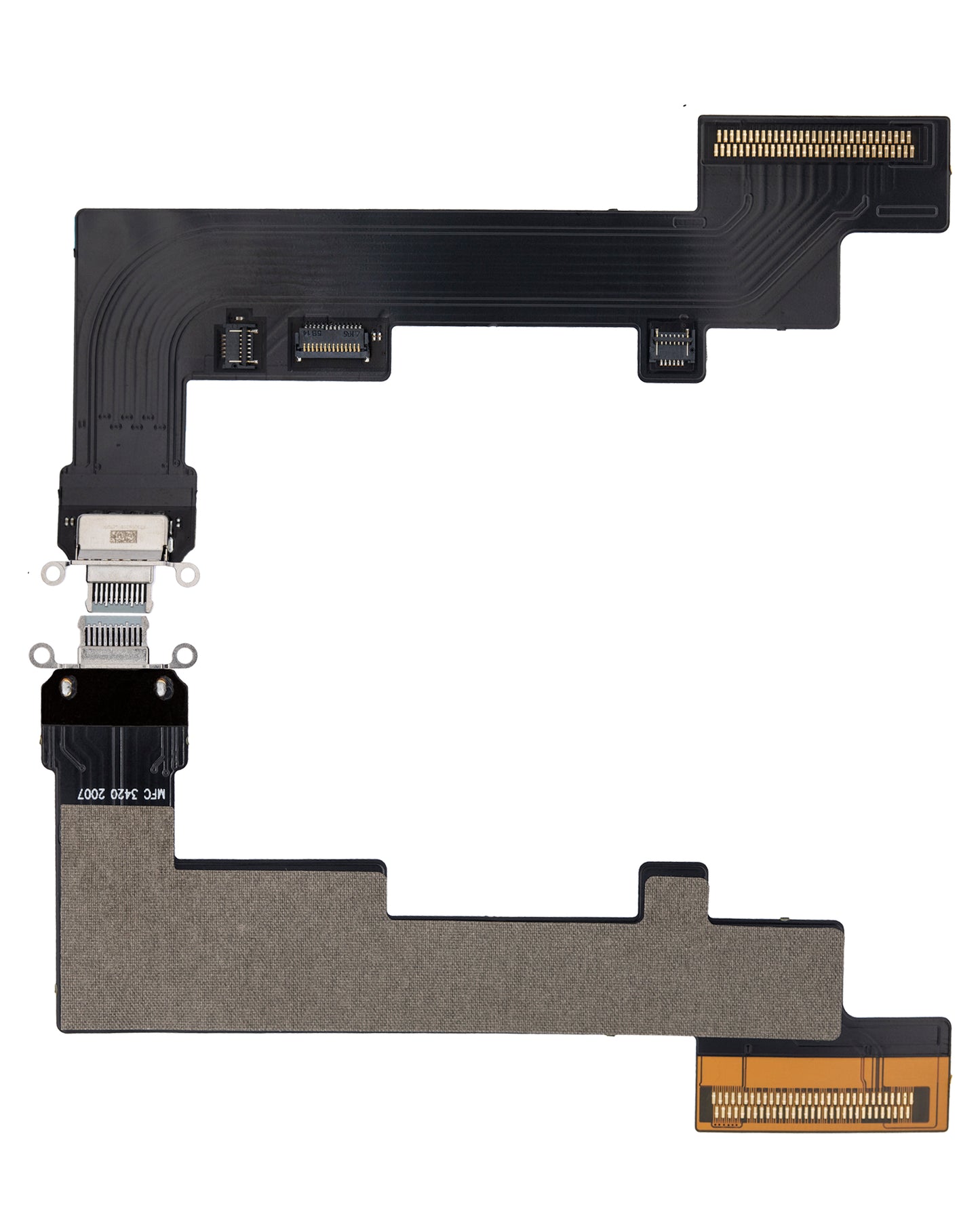 Charging Port Flex Cable For iPad Air 4 (Cellular) (Aftermarket Plus) (Sky Blue)