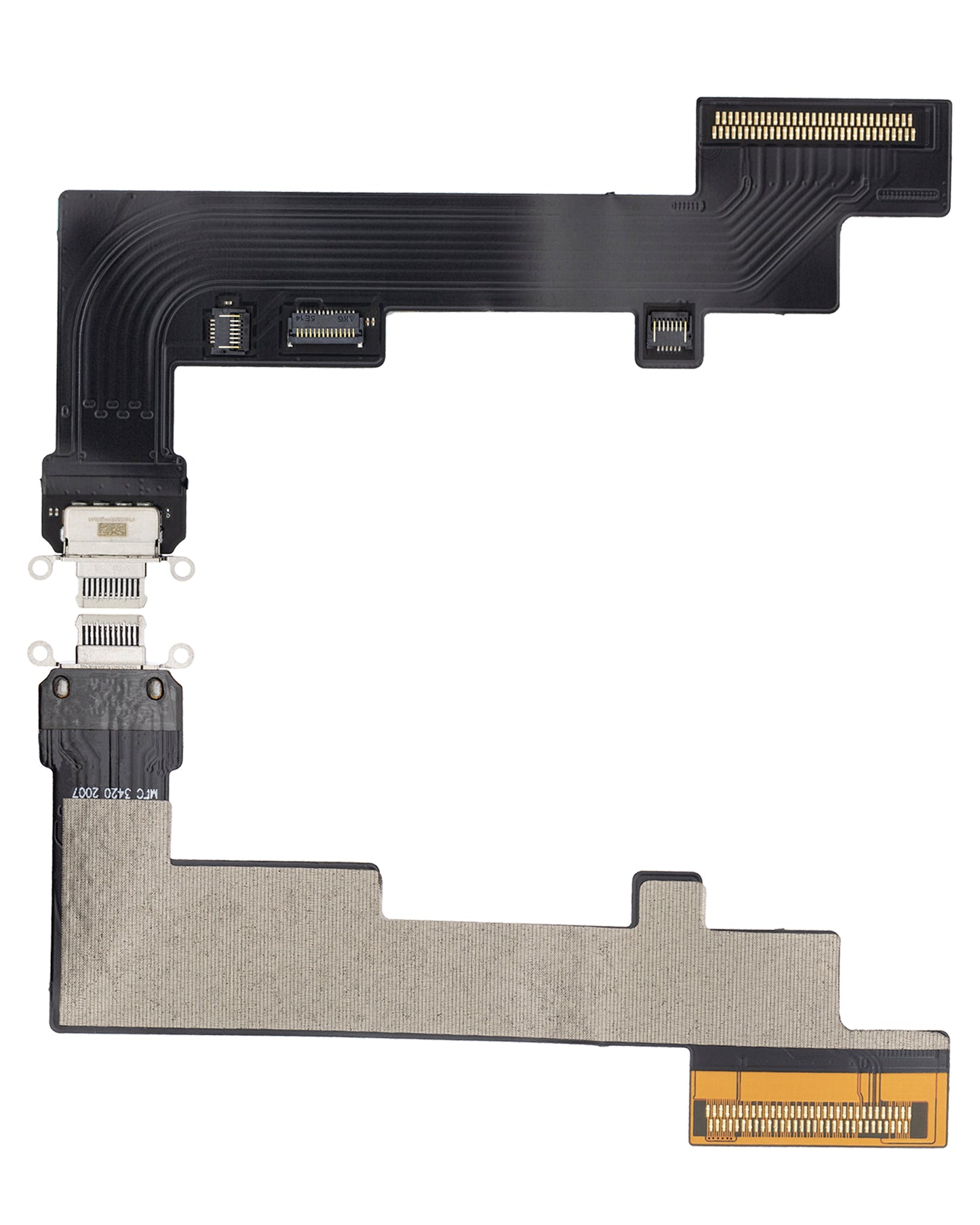 Charging Port Flex Cable For iPad Air 4 / iPad Air 5 (Cellular) (Aftermarket Plus) (White)