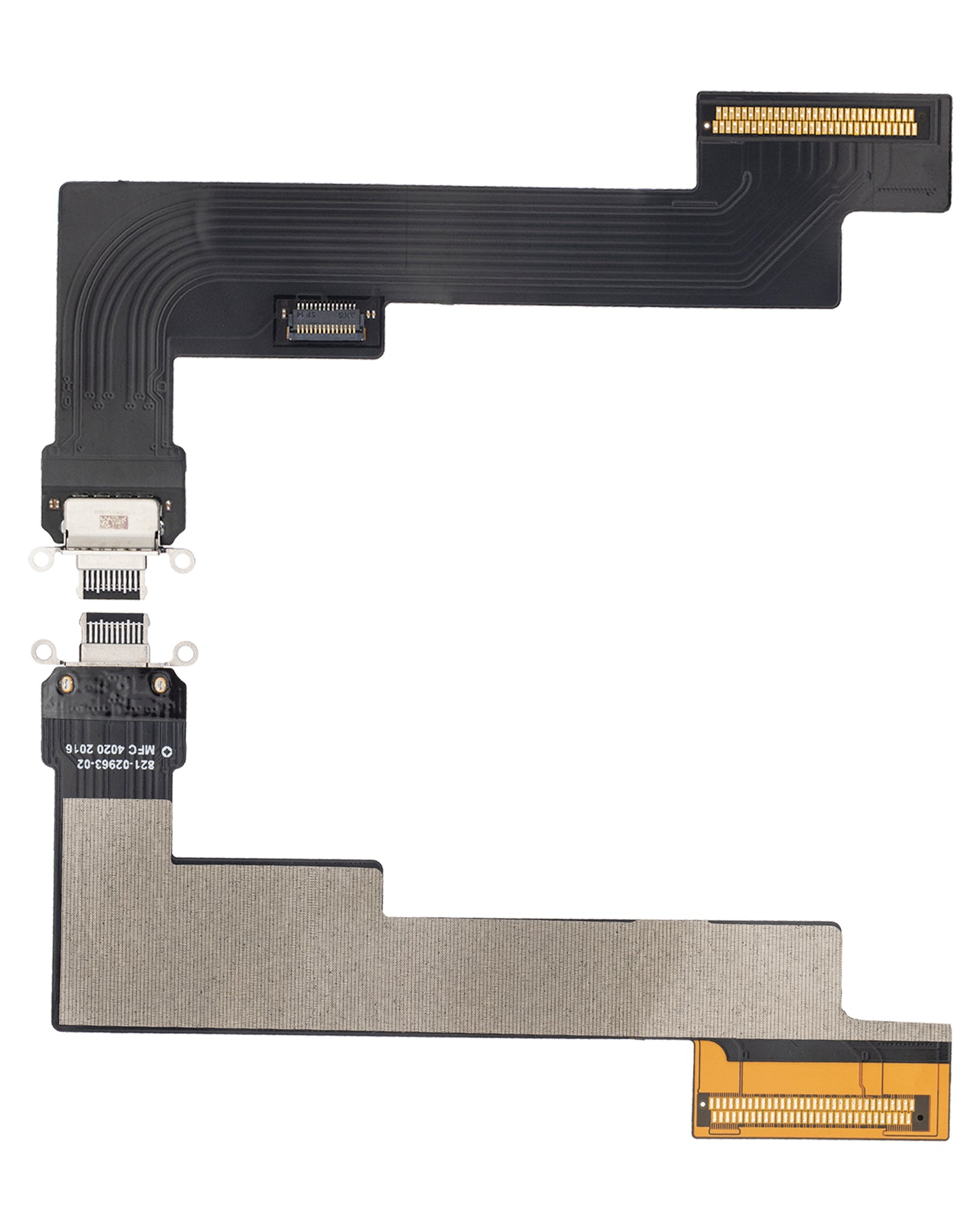 Charging Port Flex Cable For iPad Air 4 (WiFi Only) (Aftermarket Plus) (Black)
