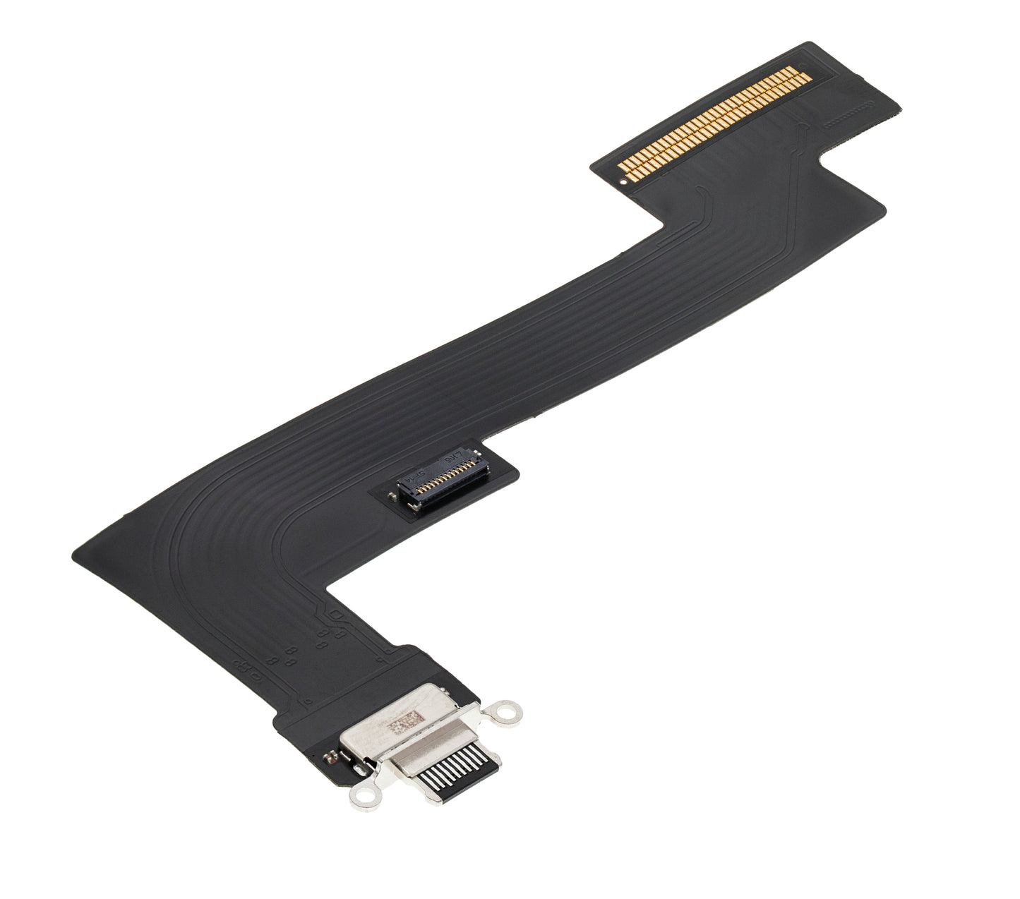 Charging Port Flex Cable For iPad Air 4 (WiFi Only) (Aftermarket Plus) (Black)