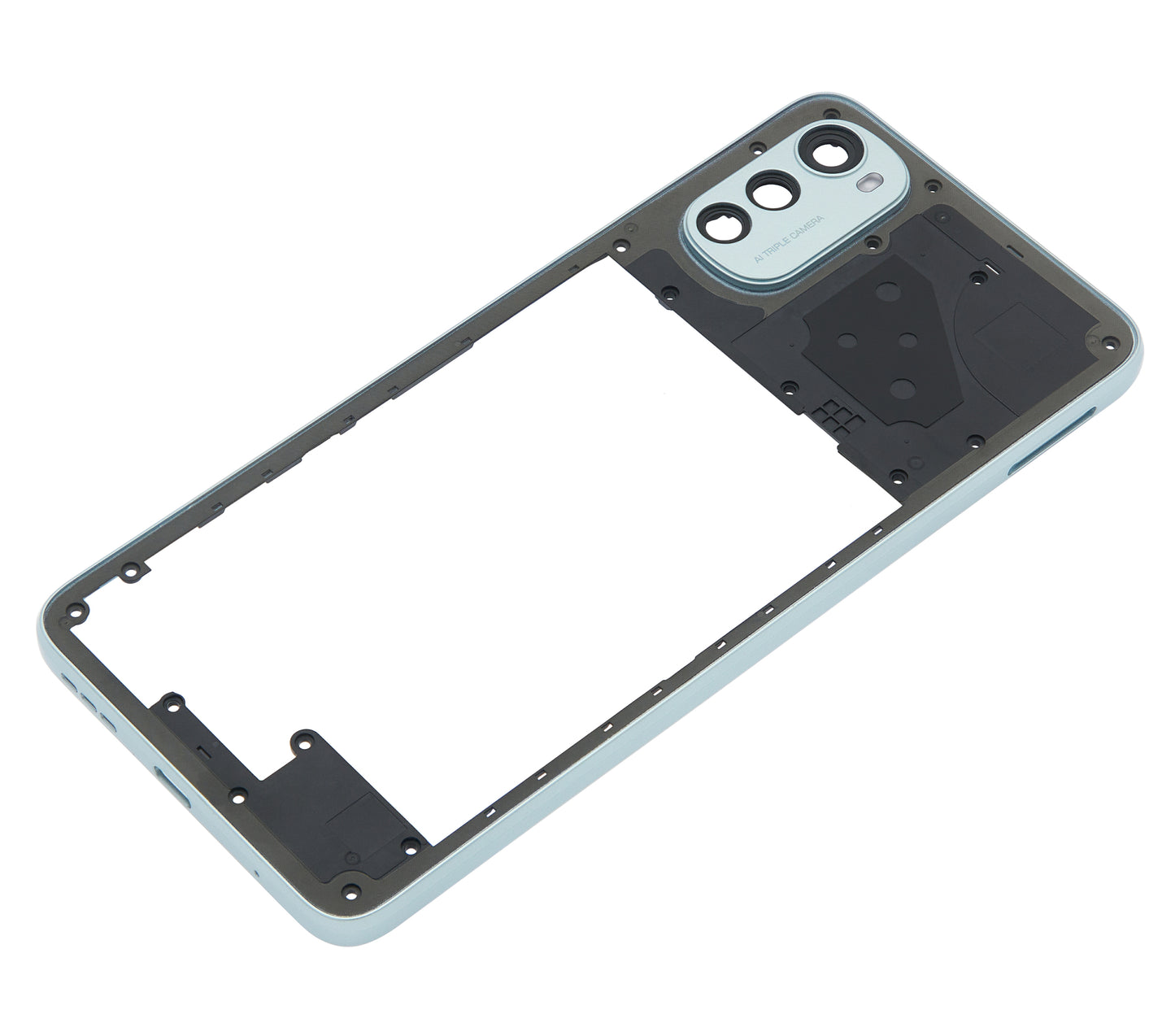 LCD Frame For Motorola Moto E32 (XT2227 / 2022) (Pearl Blue) - image 3