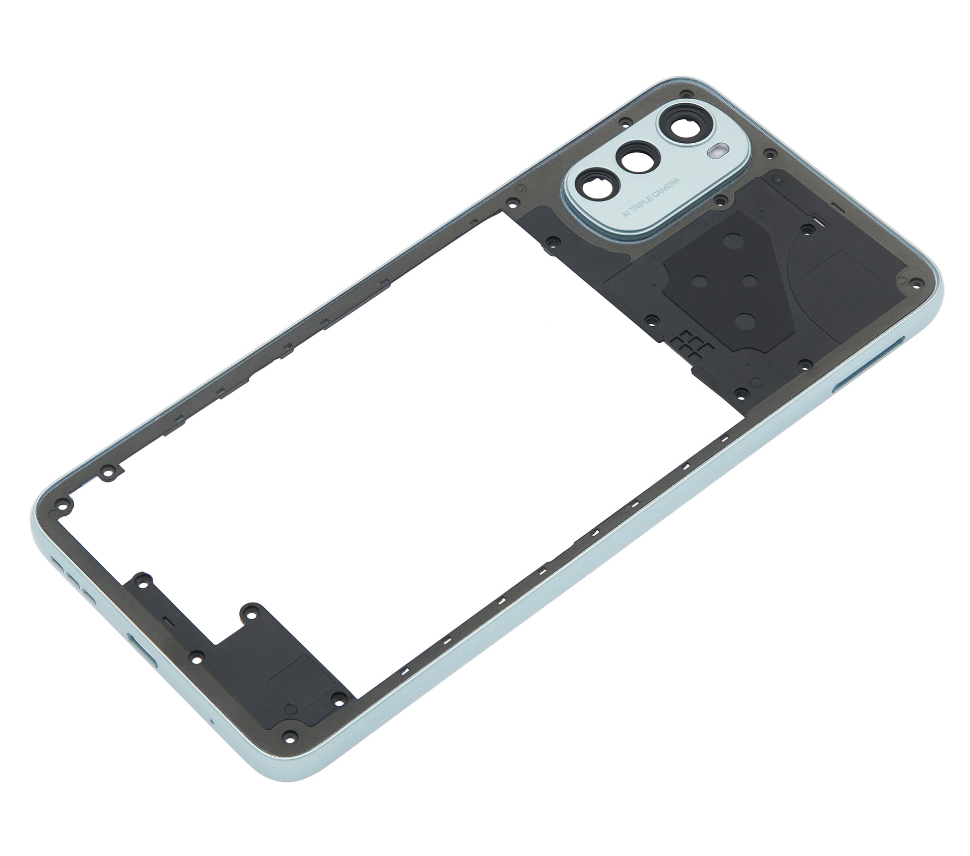 LCD Frame For Motorola Moto E32 (XT2227 / 2022) (Pearl Blue) - image 3