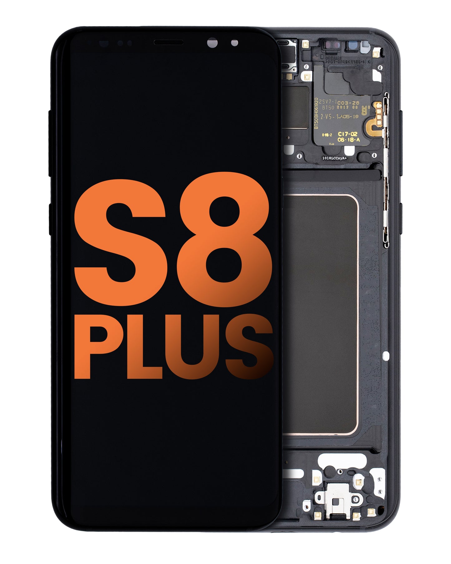 OLED Assembly With Frame For Samsung Galaxy S8 Plus (Blemish: Grade D) (Midnight Black)