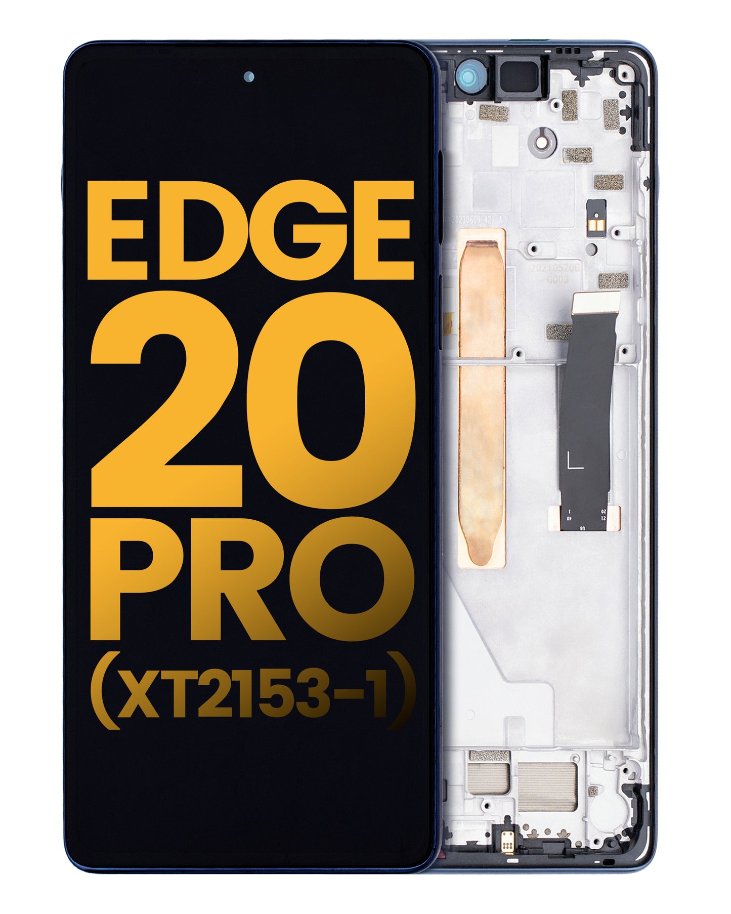 LCD Assembly With Frame For Motorola Edge 20 Pro (XT2153-1 / 2021) (Refurbished) (Midnight Blue) | SKU 109082007302 | image 6
