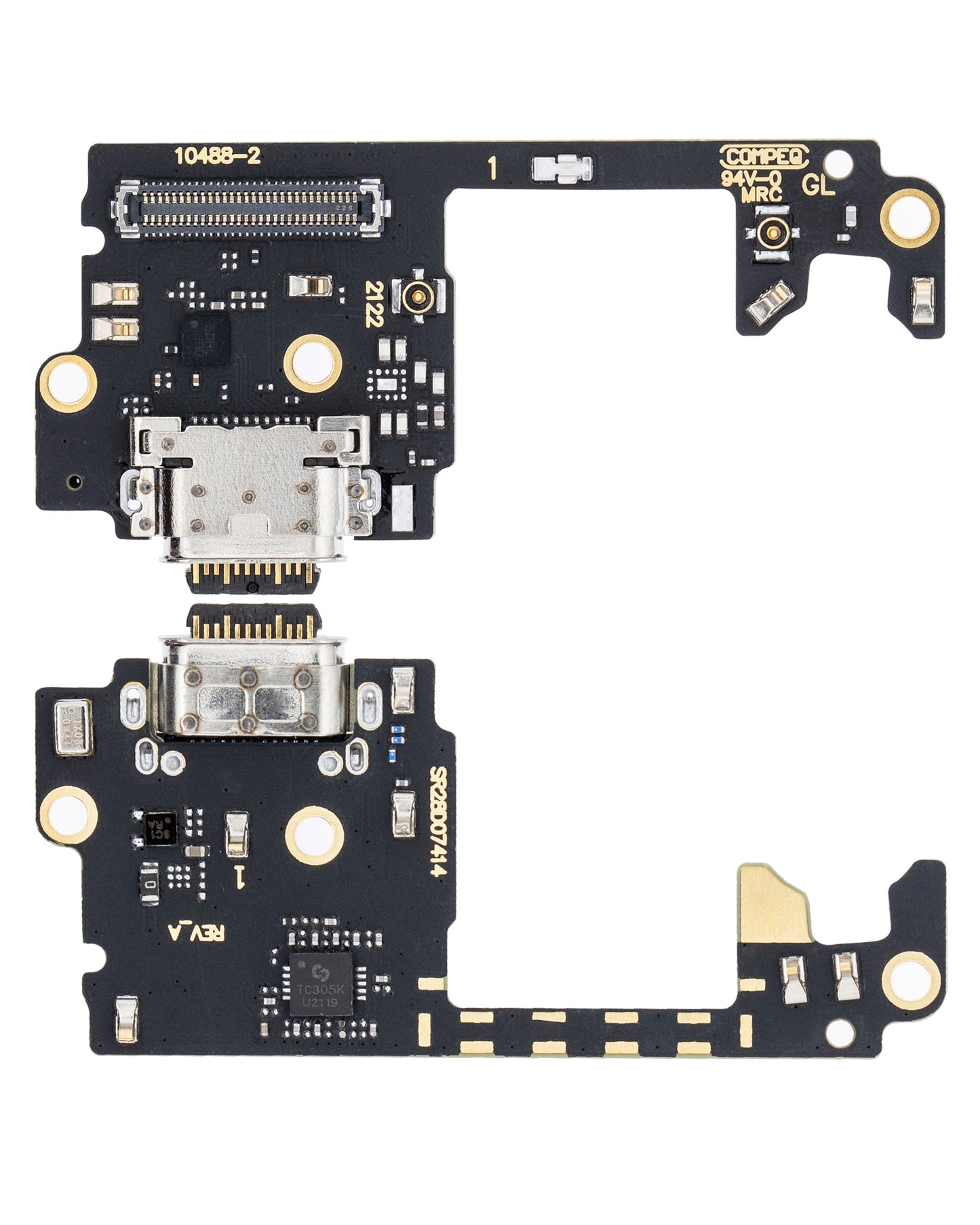 Charging Port Board For Motorola Edge 20 Pro (XT2153-1 / 2021) / Edge S Pro (Aftermarket Plus) | SKU 109082007320 | image 6