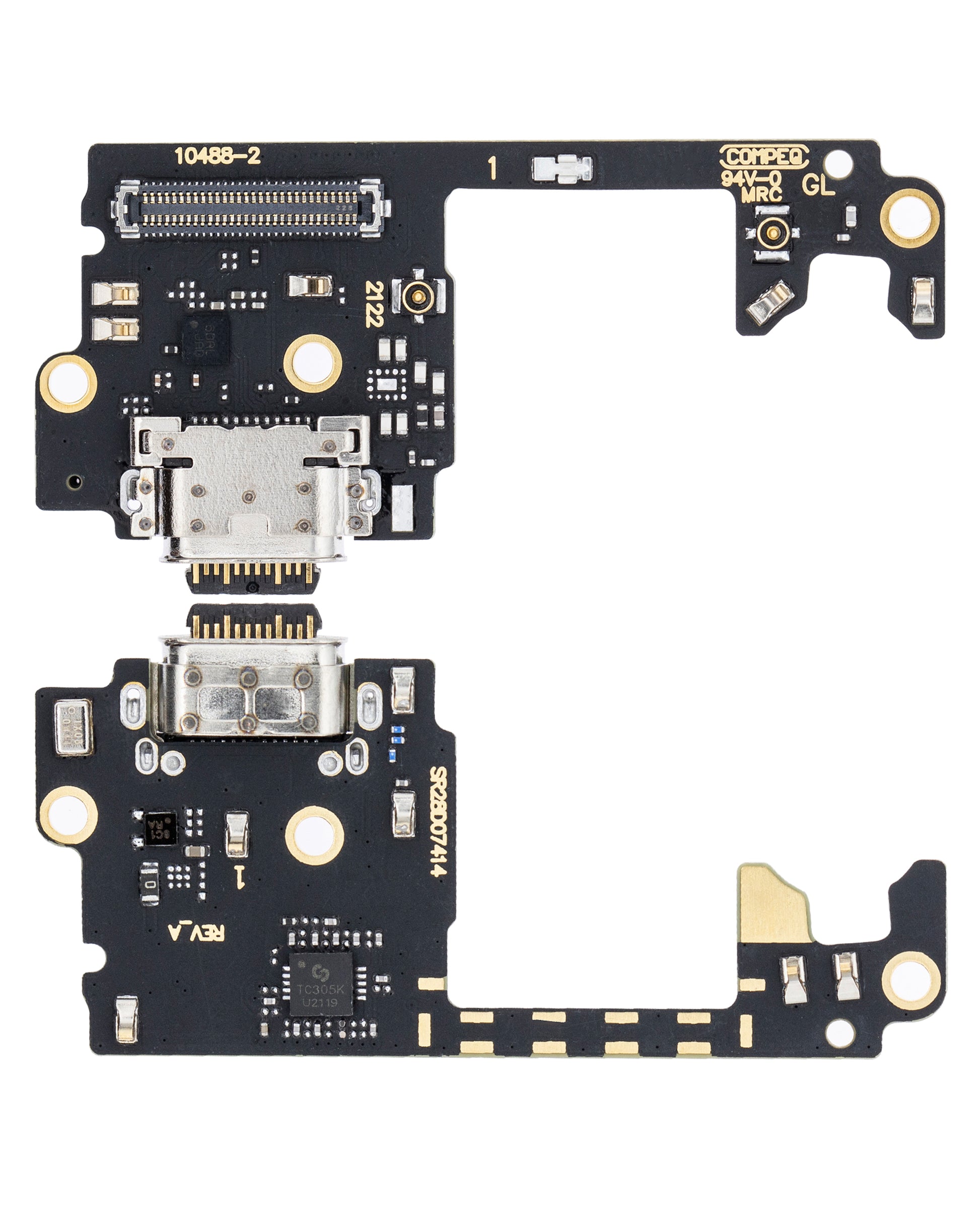 Charging Port Board For Motorola Edge 20 Pro (XT2153-1 / 2021) / Edge S Pro (Aftermarket Plus) | SKU 109082007320 | image 6