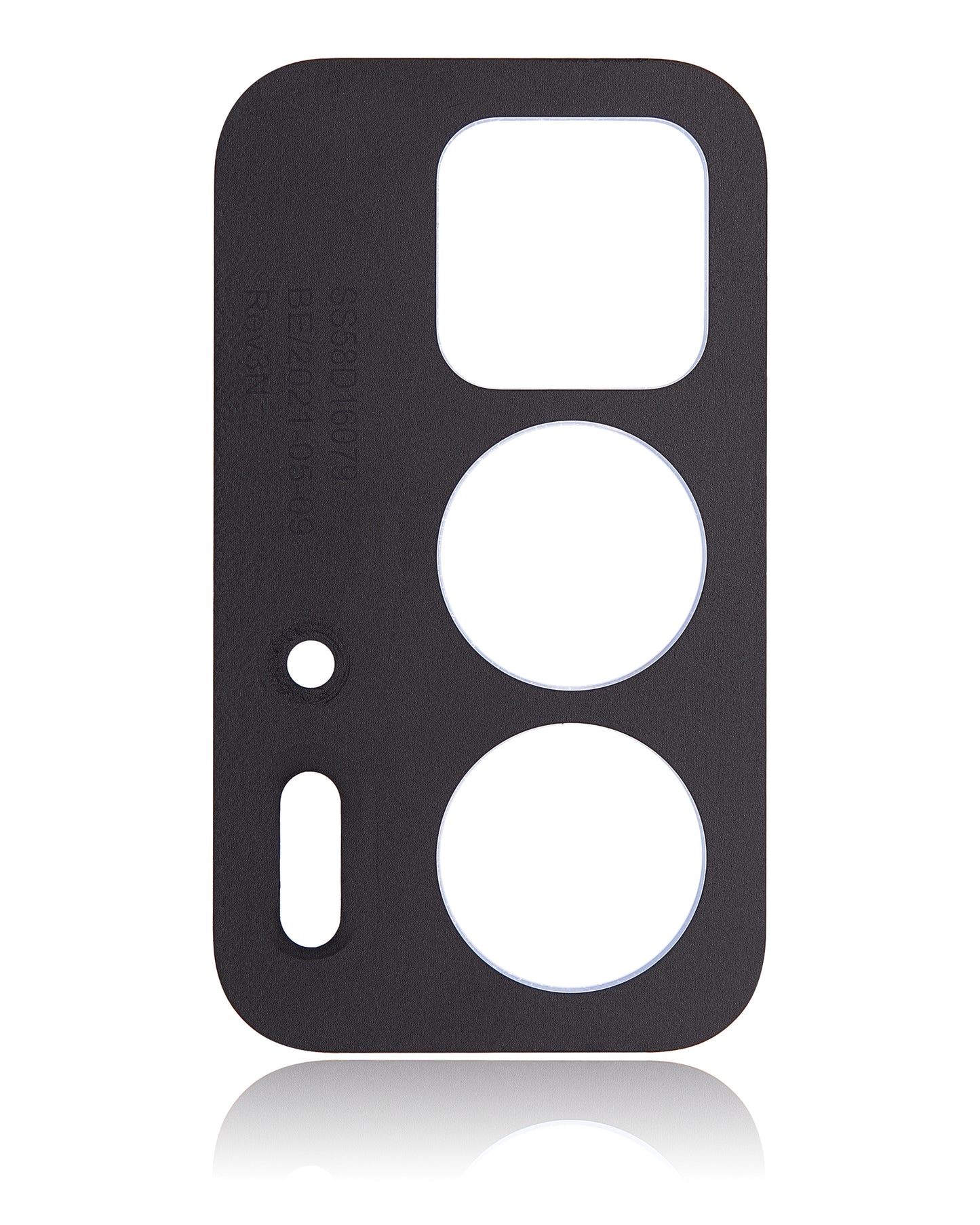 Back Camera Lens Bracket For Motorola Edge 20 Pro (XT2153-1 / 2021) (Blue Vegan Leather) | SKU 109082007328 | image 3