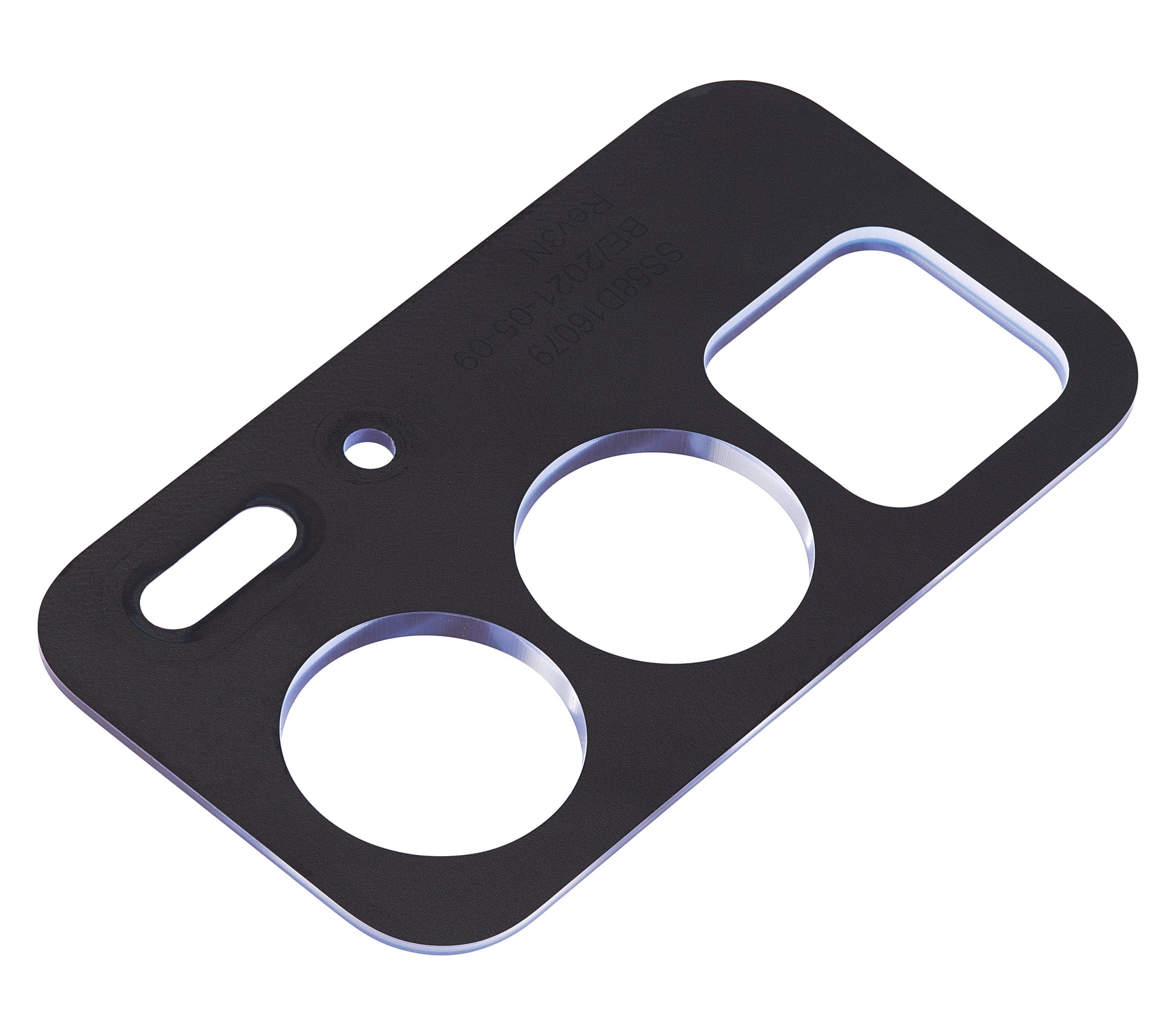 Back Camera Lens Bracket For Motorola Edge 20 Pro (XT2153-1 / 2021) (Blue Vegan Leather) | SKU 109082007328 | image 4