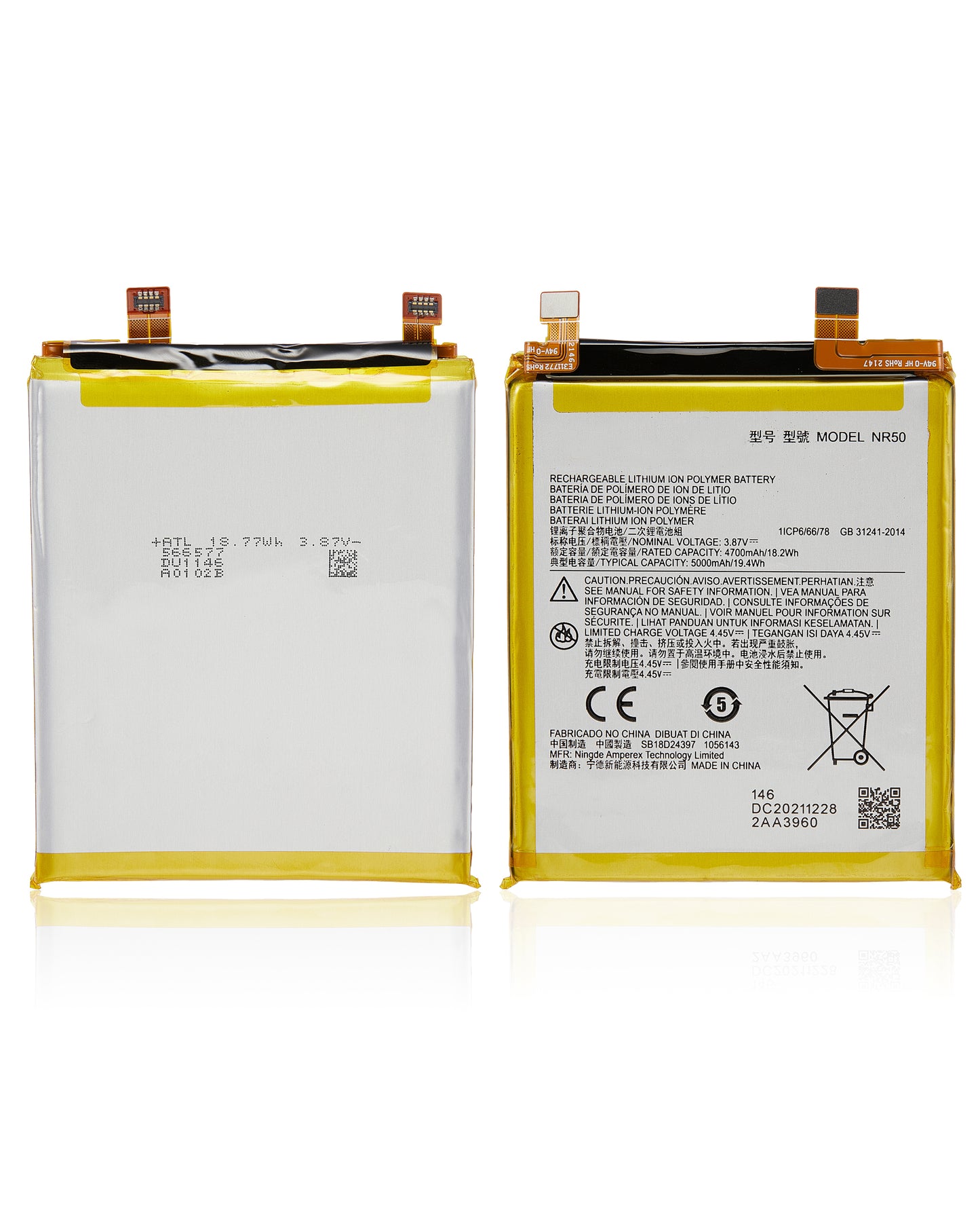 Replacement Battery For Motorola Moto Edge X30 5G (XT2201-2/6 / 2021) (NR50) | SKU 109082007346 | image 6