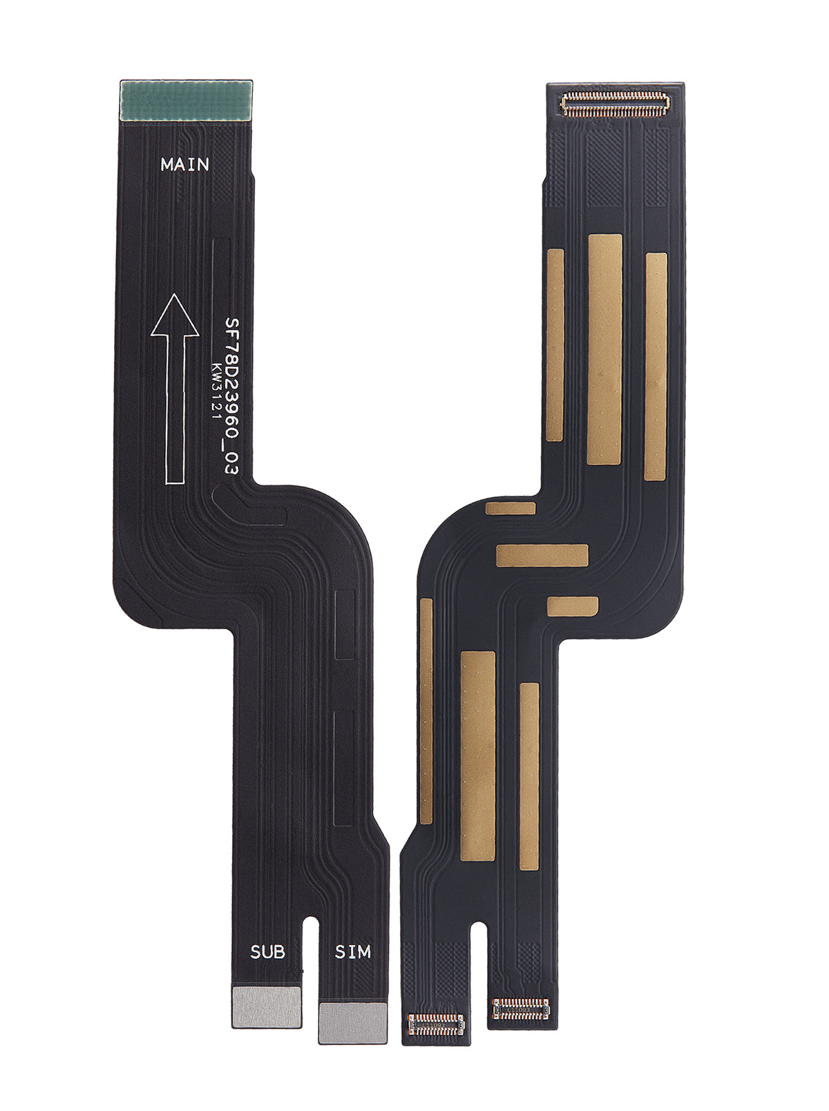 Mainboard Flex Cable (Connected To Charging Port and Sim Card Reader) For Motorola Moto Edge Plus / Edge 30 Pro (XT2201-1/4) / Edge X30 5G (XT2201 -2/ | SKU 109082007348 | image 2