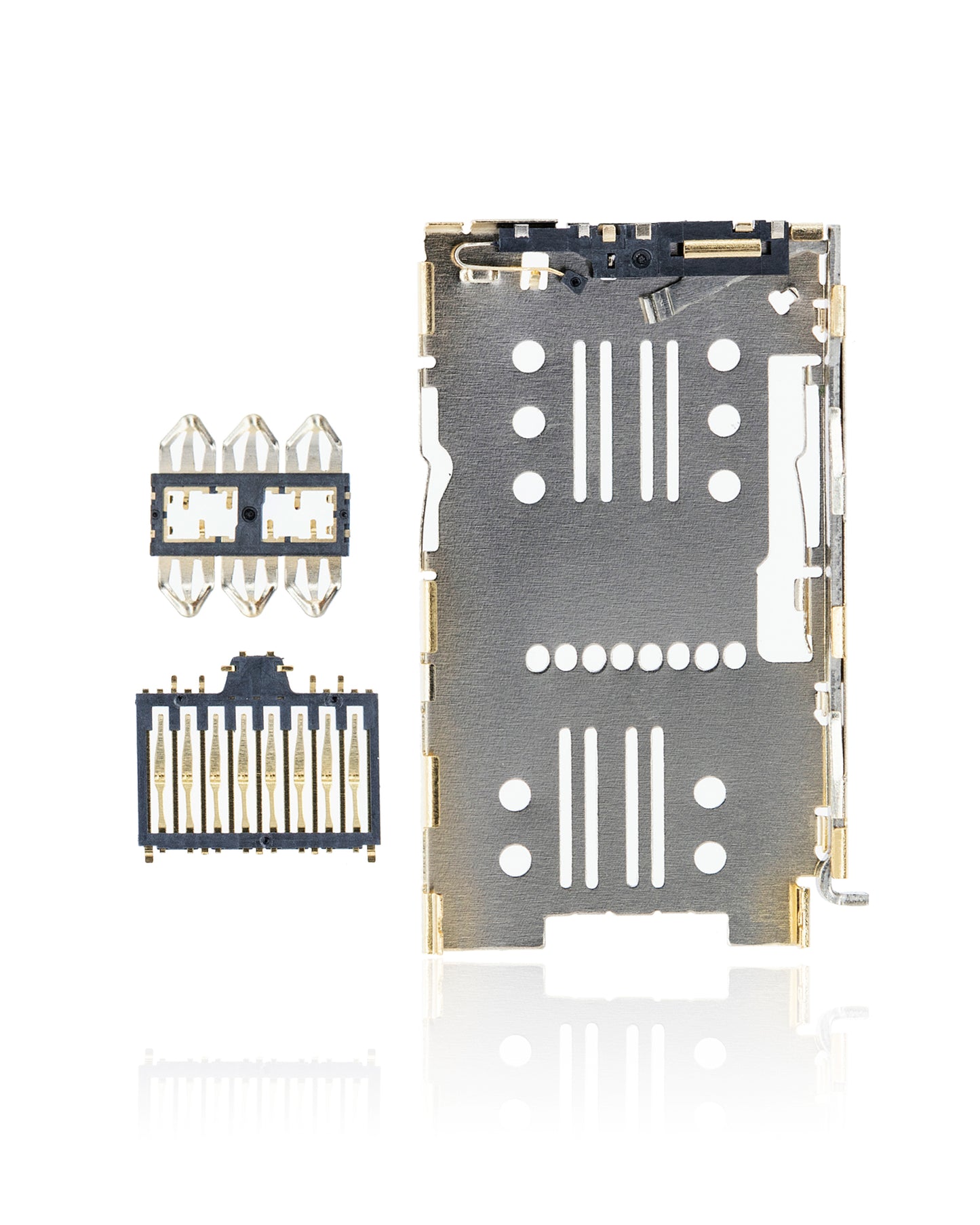 Sim Card Reader For Motorola Moto G Stylus 5G (XT2131 / 2021) (3 Piece Set) replacement part for compatible Motorola phone, SKU 109082007425, product image 2