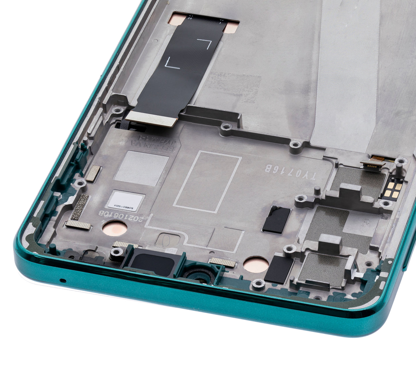 LCD Assembly With Frame For Motorola Edge 20 (XT2143 / 2021) (Refurbished) (Frosted Emerald) | SKU 109082007501 | image 3