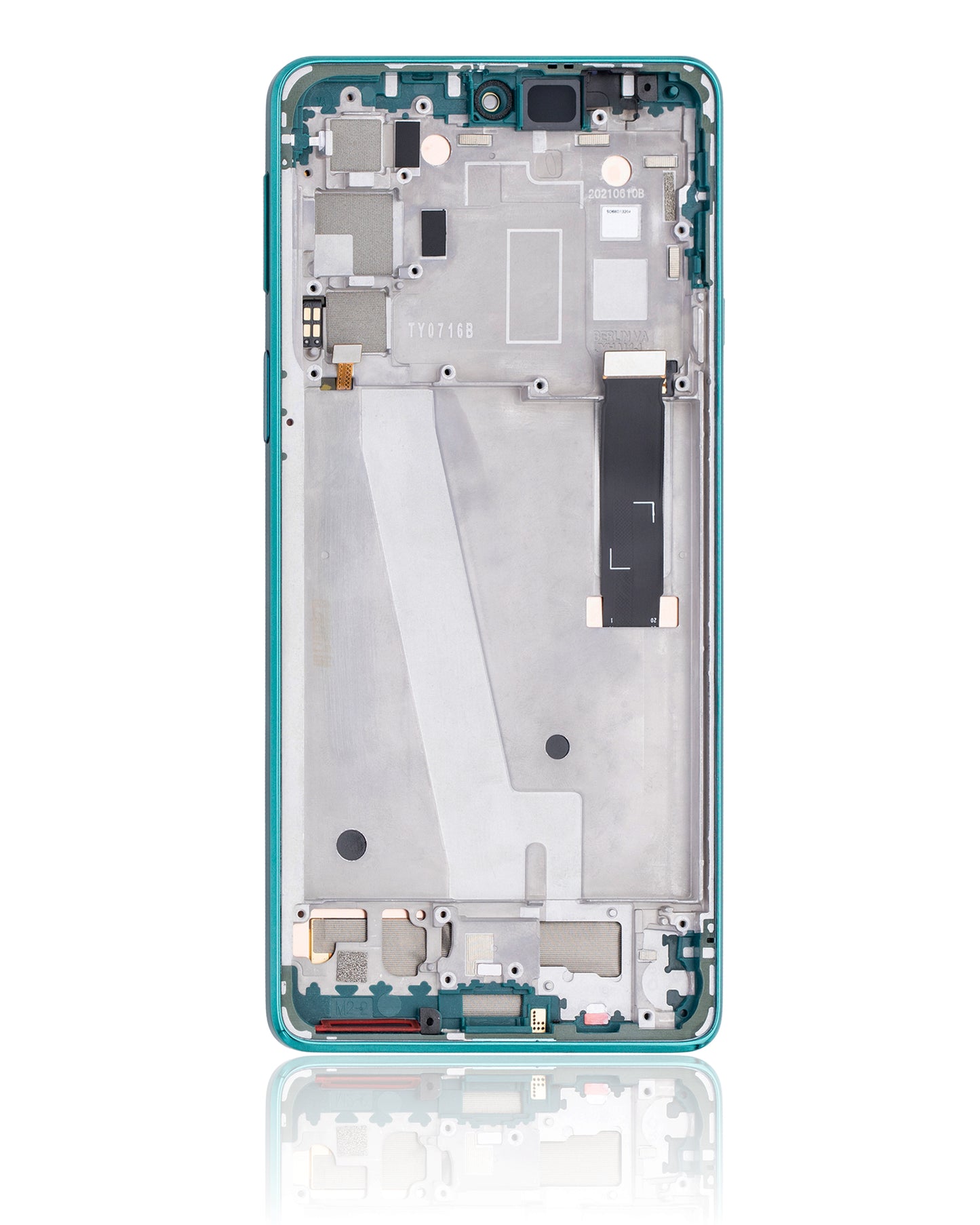 LCD Assembly With Frame For Motorola Edge 20 (XT2143 / 2021) (Refurbished) (Frosted Emerald) | SKU 109082007501 | image 6