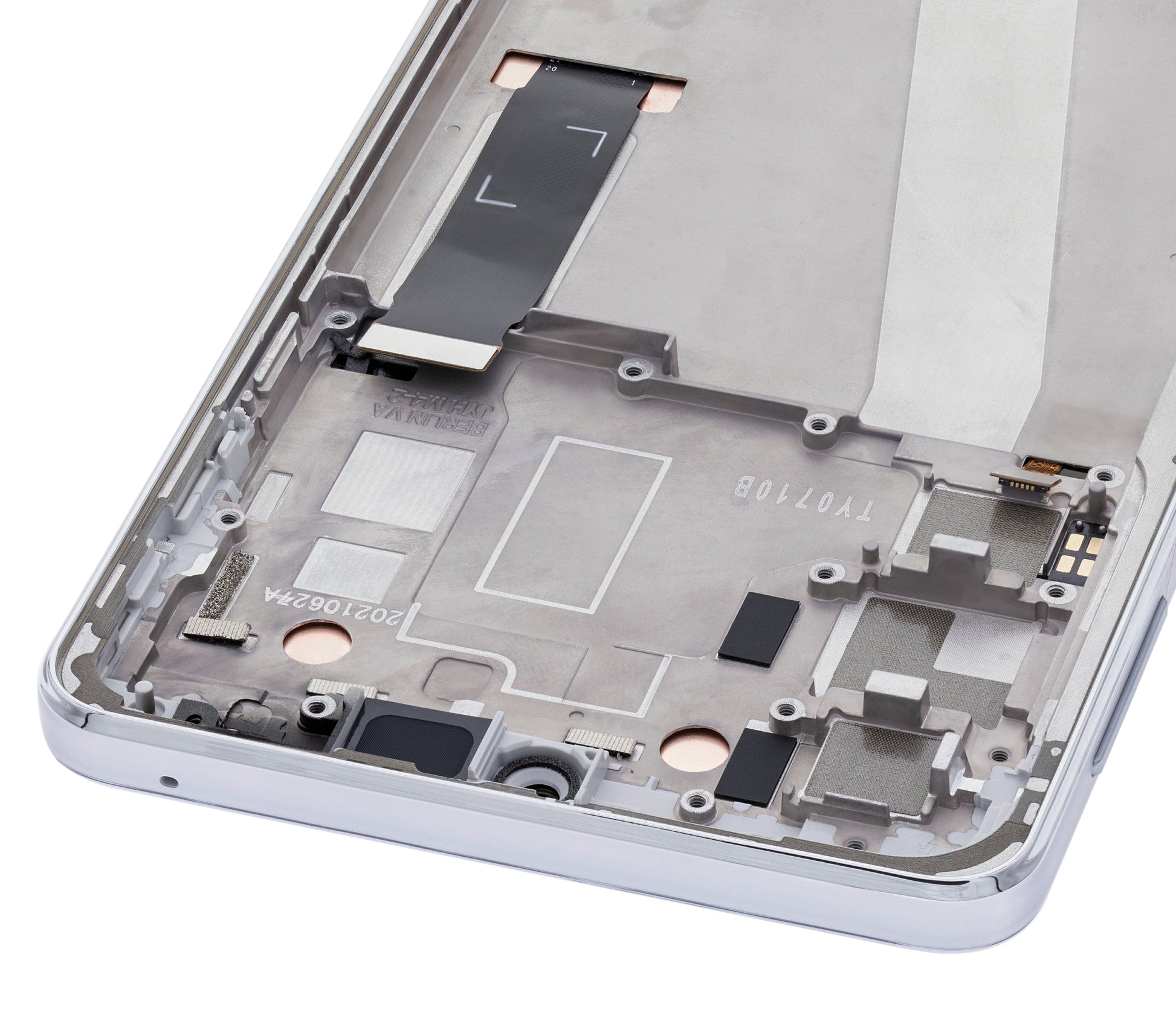 LCD Assembly With Frame For Motorola Edge 20 (XT2143 / 2021) (Refurbished) (Frosted White) | SKU 109082007502 | image 3