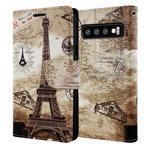Paris Printed Photo ID Wallet for Samsung Galaxy S10 Plus