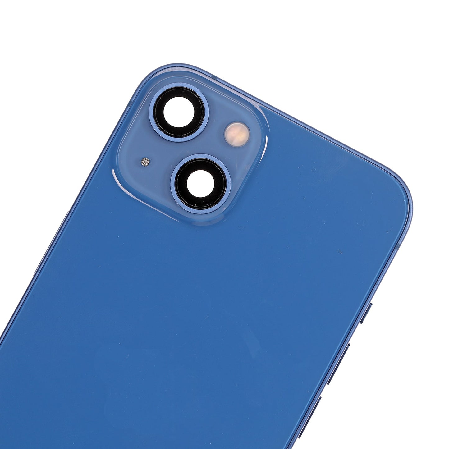 Back Housing W/ Small Parts For iPhone 13 (US Version) (Used OEM Pull: Grade C) (Blue)