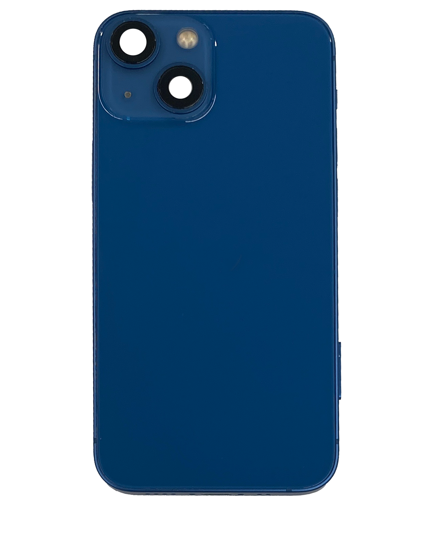Back Housing W/ Small Parts For iPhone 13 Mini (US Version) (Used OEM Pull: Grade B) (Blue)